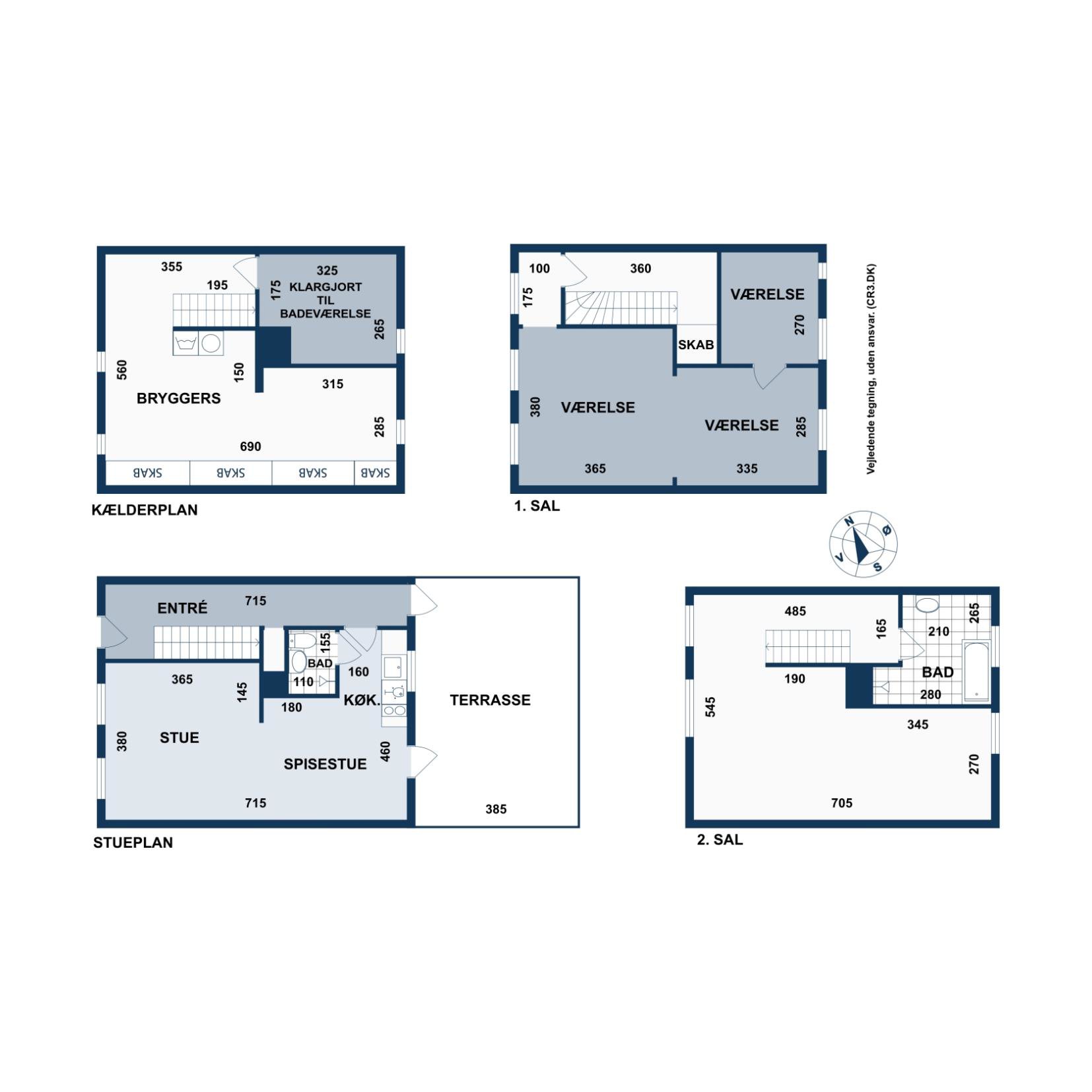 Plantegninger billede af Olufsvej 33, 2100 København Ø