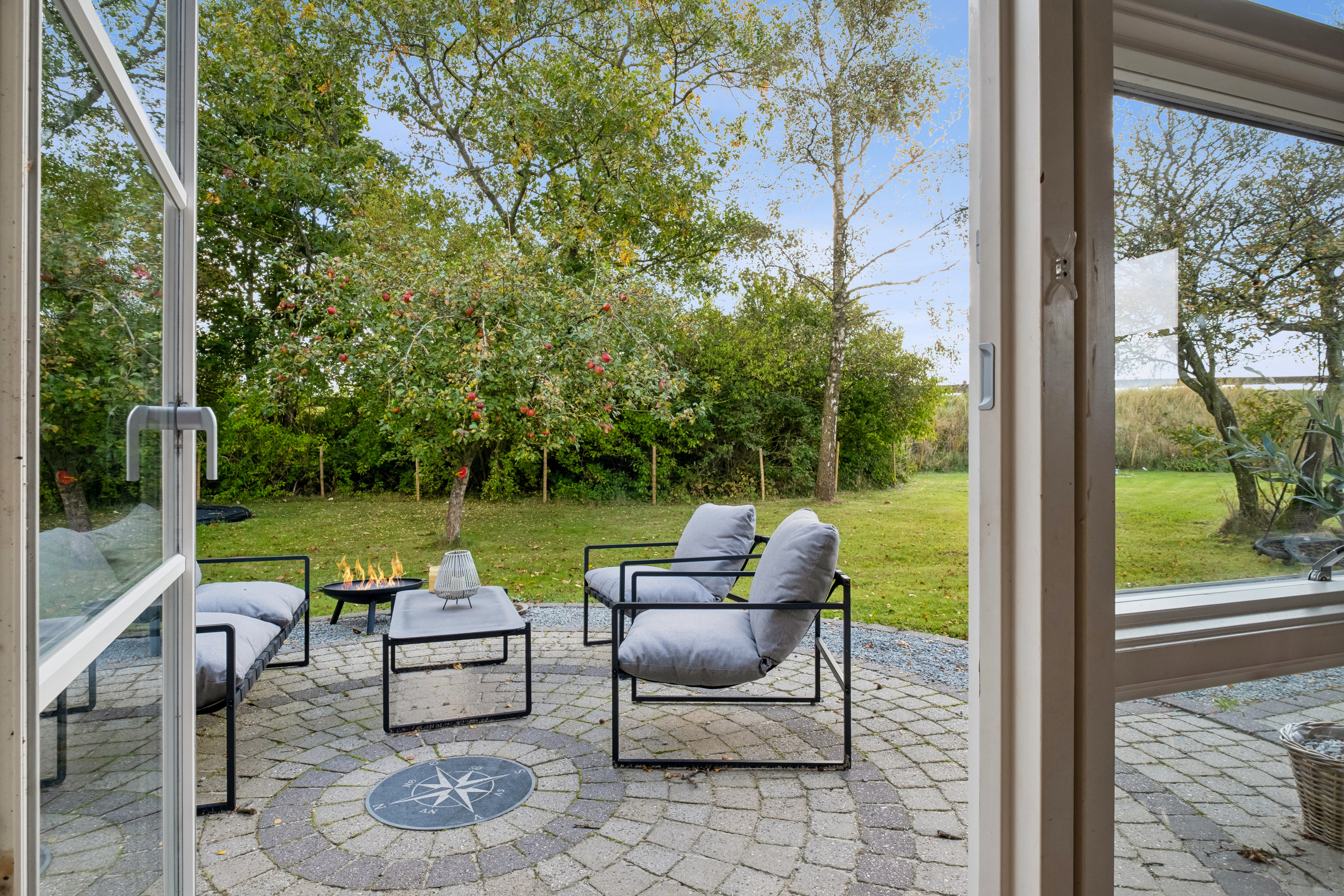 Fremhævet terrasse billede i fuldskærmstilstand. Billede af Marielystvej 1, Serridslev, 8700 Horsens