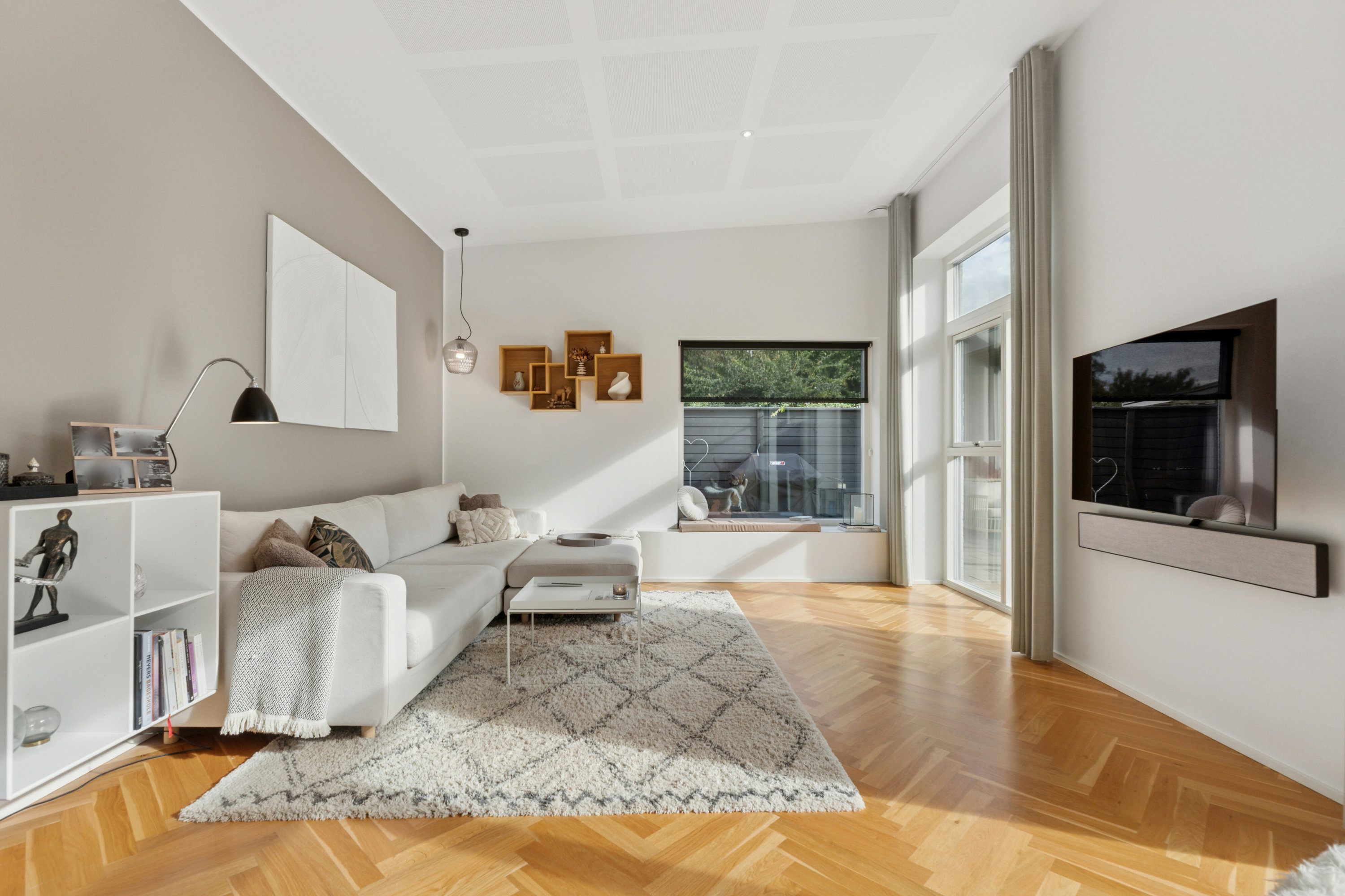 Fremhævet stue billede i fuldskærmstilstand. Billede af Chr. Richardts Vej 16, 5230 Odense M