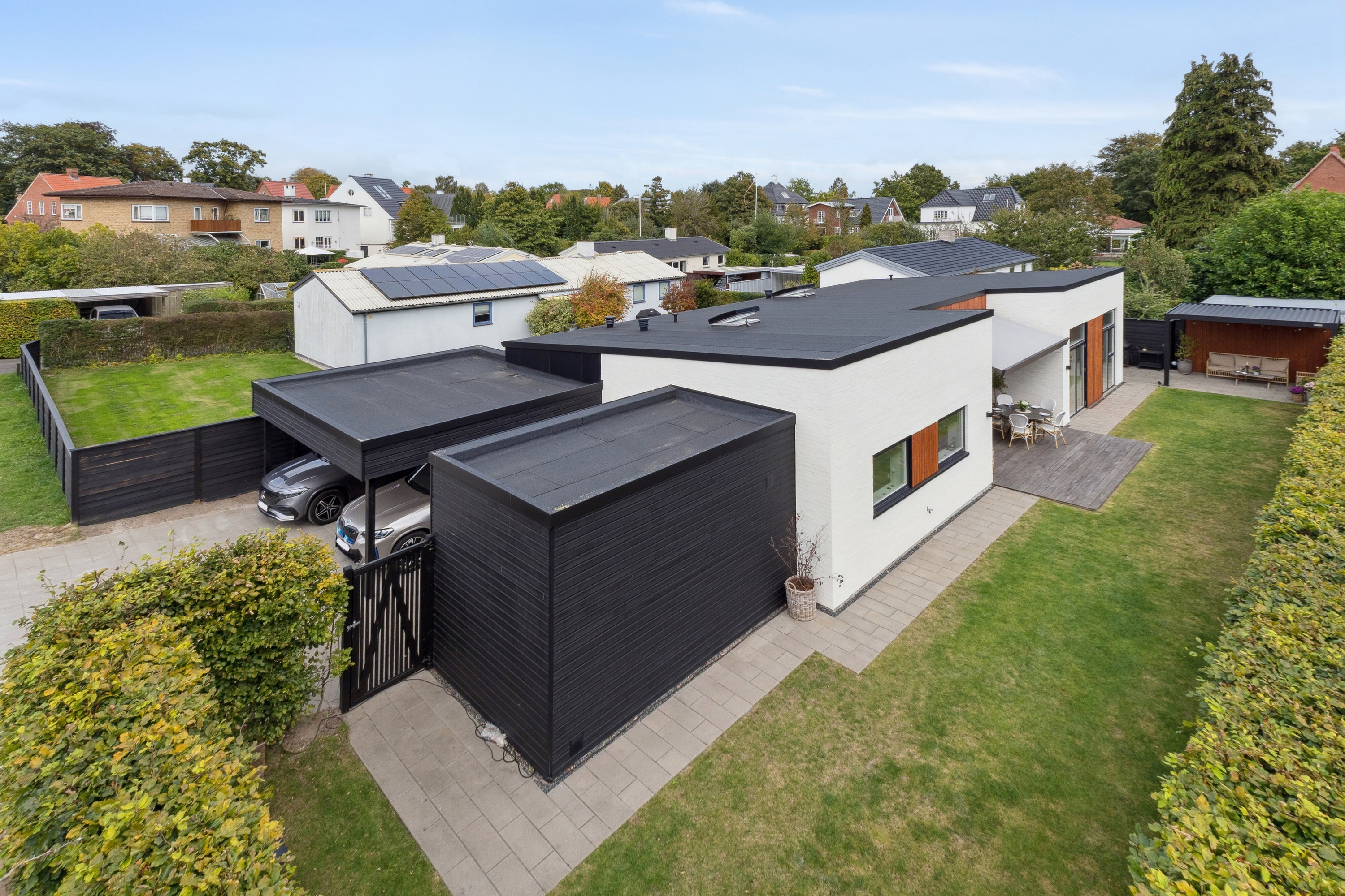 Fremhævet luftfoto billede i fuldskærmstilstand. Billede af Chr. Richardts Vej 16, 5230 Odense M