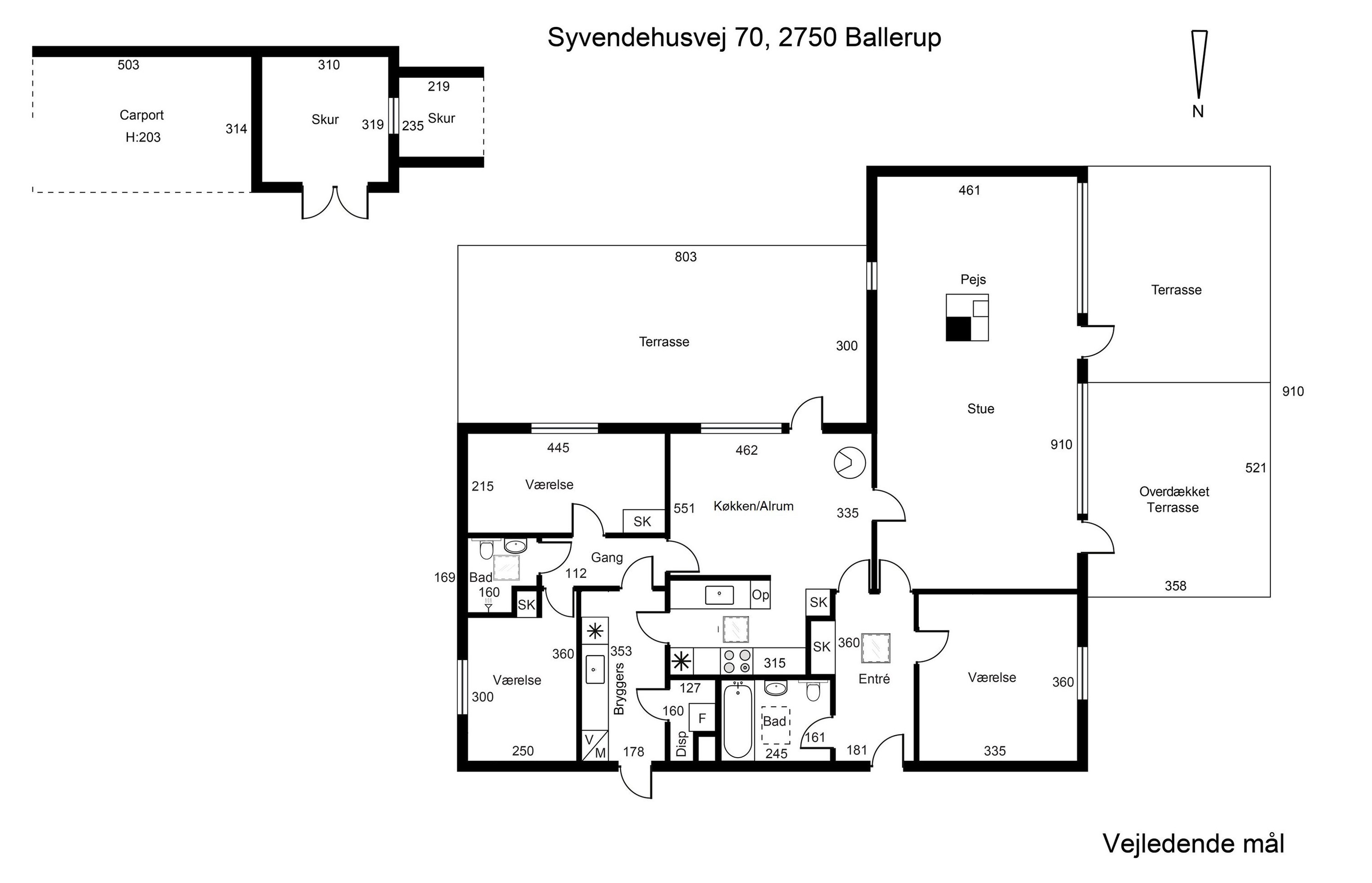 Plantegninger billede af Syvendehusvej 70, 2750 Ballerup