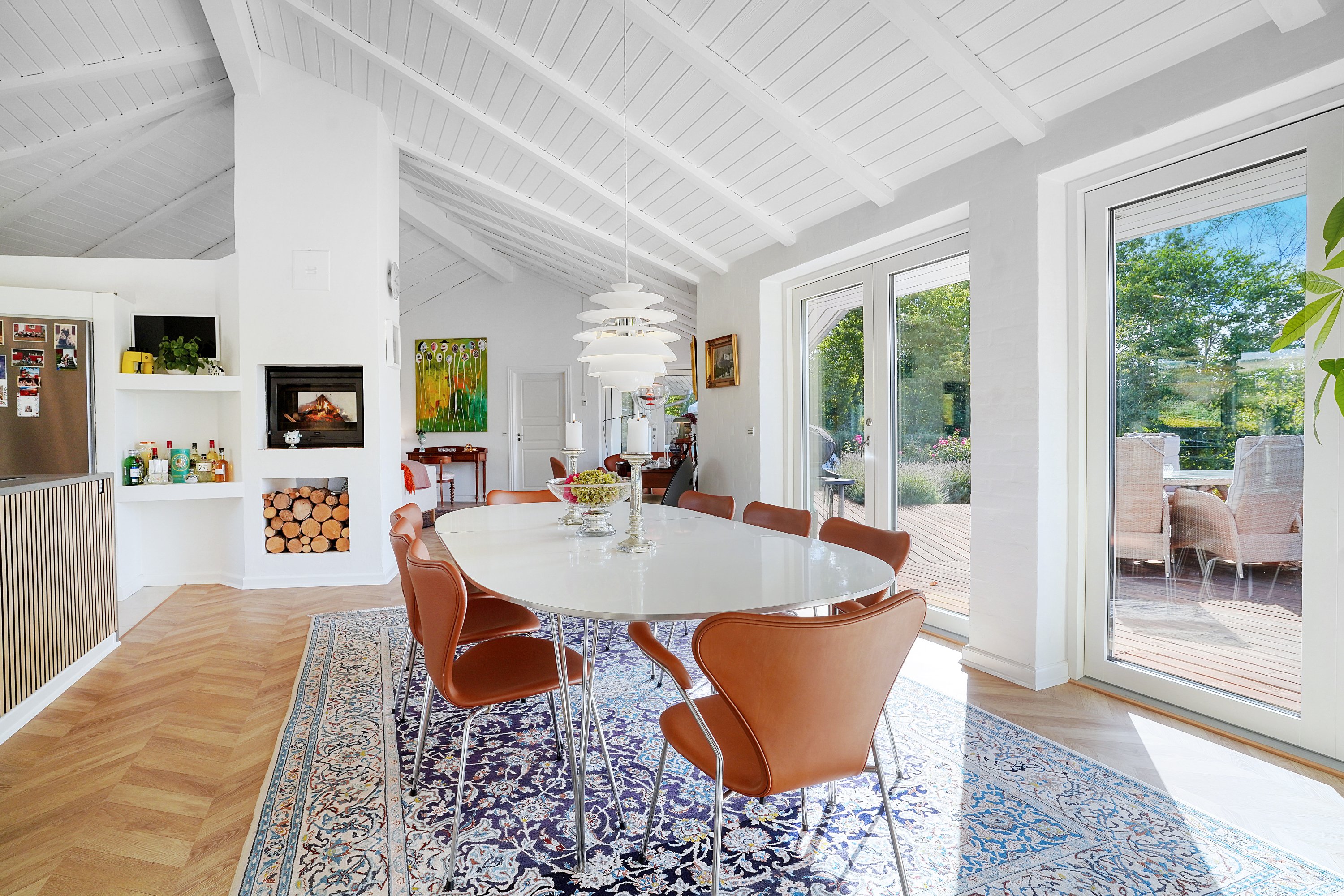 Fremhævet spisestue billede i fuldskærmstilstand. Billede af Strandvejen 81H, 3300 Frederiksværk