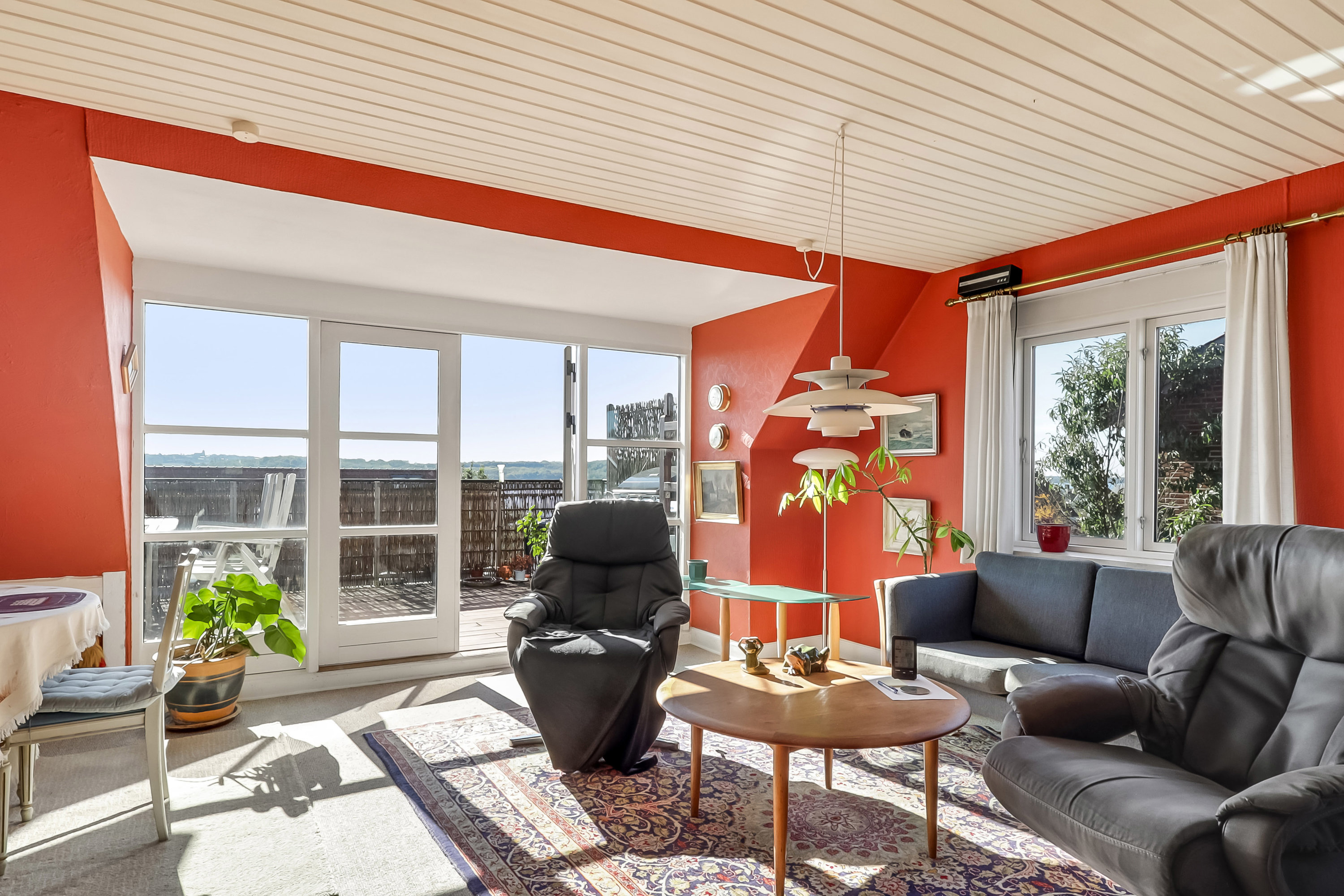 Fremhævet stue billede i fuldskærmstilstand. Billede af Marstrandsvej 2, 5700 Svendborg