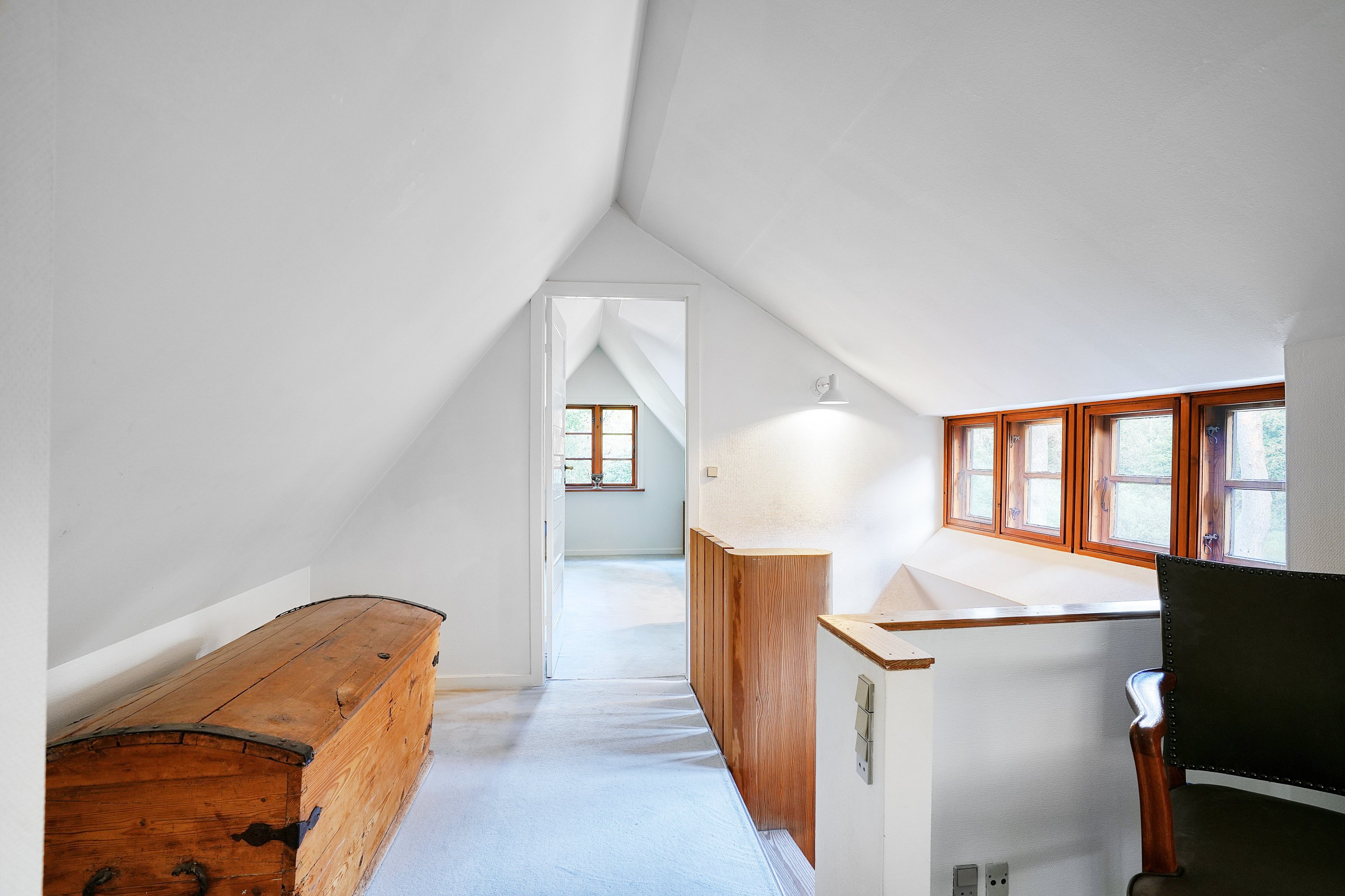 Fremhævet 1. sal billede i fuldskærmstilstand. Billede af Hovmosevej 19, Gadevang, 3400 Hillerød