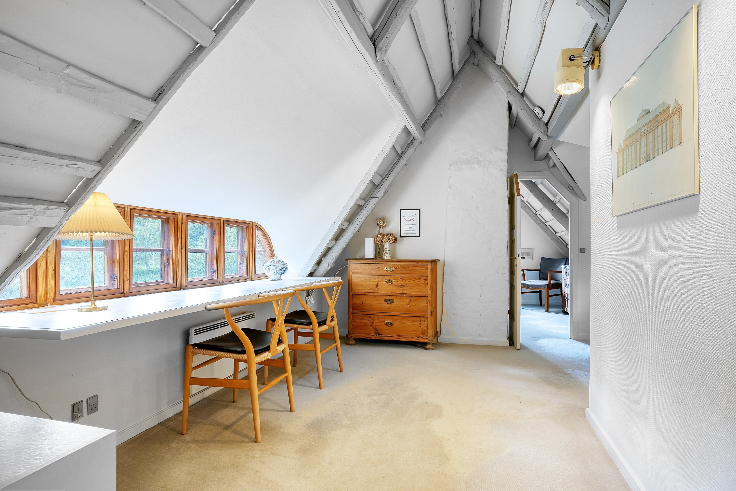 Fremhævet 1. sal billede i fuldskærmstilstand. Billede af Hovmosevej 19, Gadevang, 3400 Hillerød