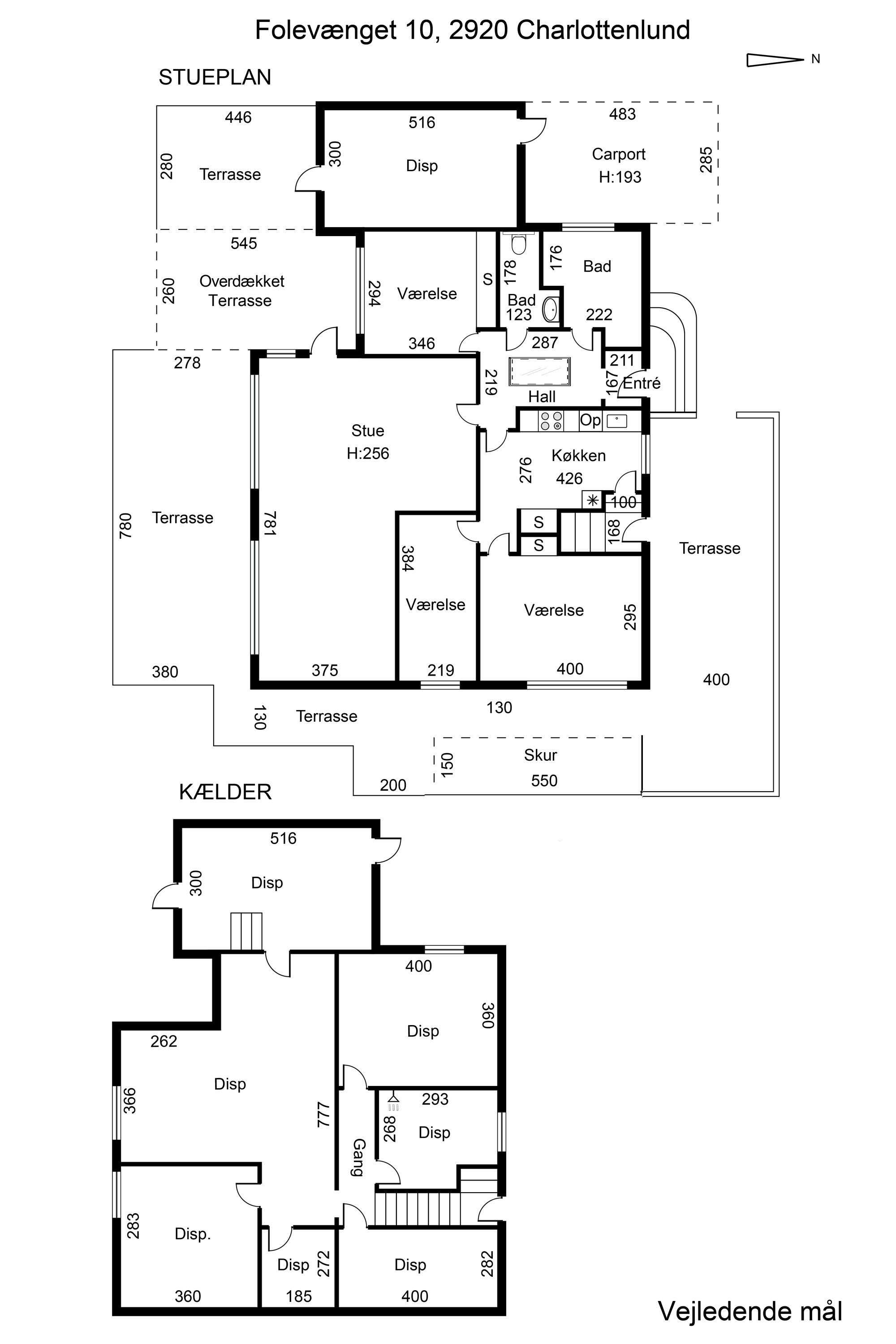 Plantegninger billede af Folevænget 10, 2920 Charlottenlund