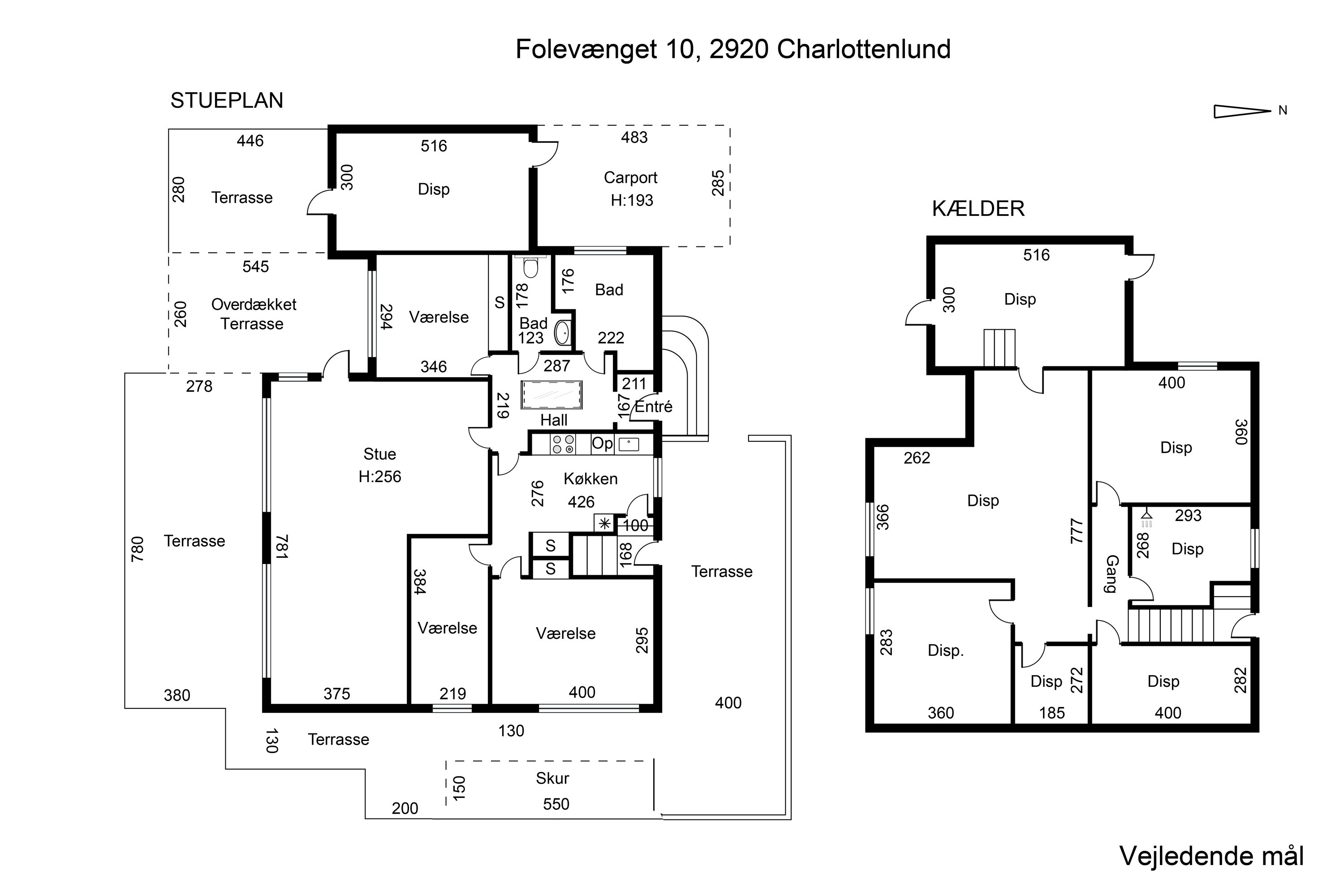Plantegninger billede af Folevænget 10, 2920 Charlottenlund