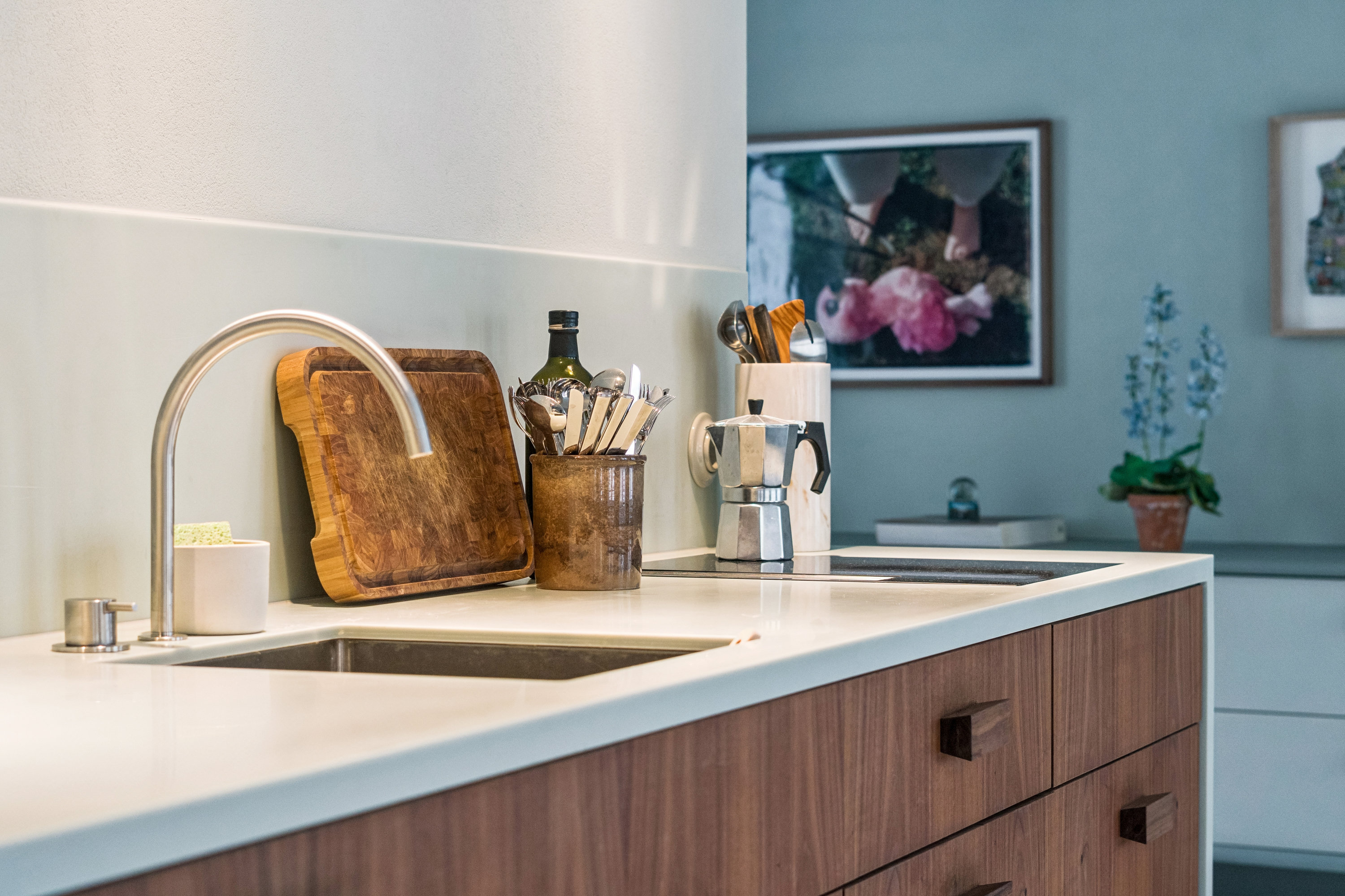 Fremhævet køkken billede i fuldskærmstilstand. Billede af Laksegade 20D, 2. tv., 1063 København K