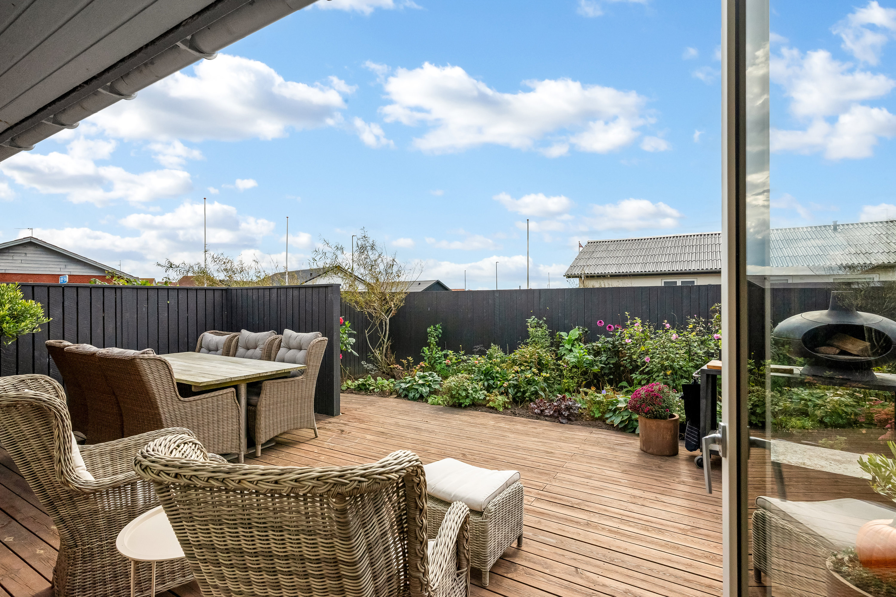 Fremhævet terrasse billede i fuldskærmstilstand. Billede af Stormgade 20, 6960 Hvide Sande