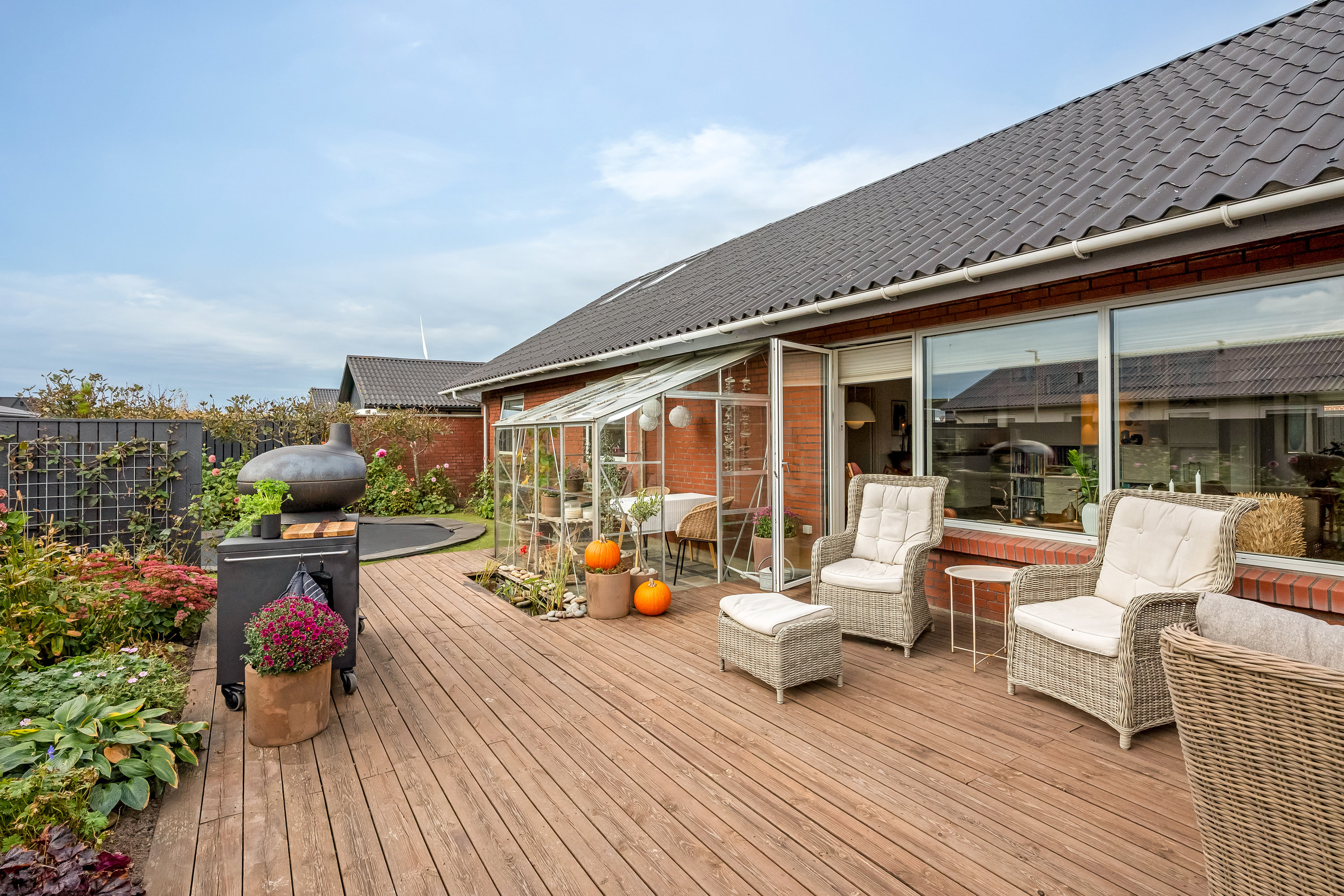 Fremhævet terrasse billede i fuldskærmstilstand. Billede af Stormgade 20, 6960 Hvide Sande