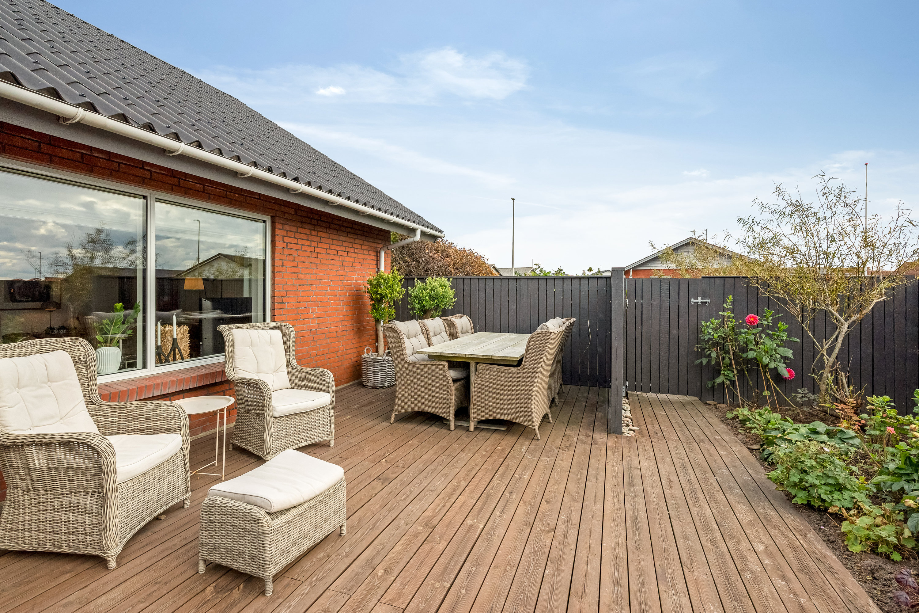 Fremhævet terrasse billede i fuldskærmstilstand. Billede af Stormgade 20, 6960 Hvide Sande