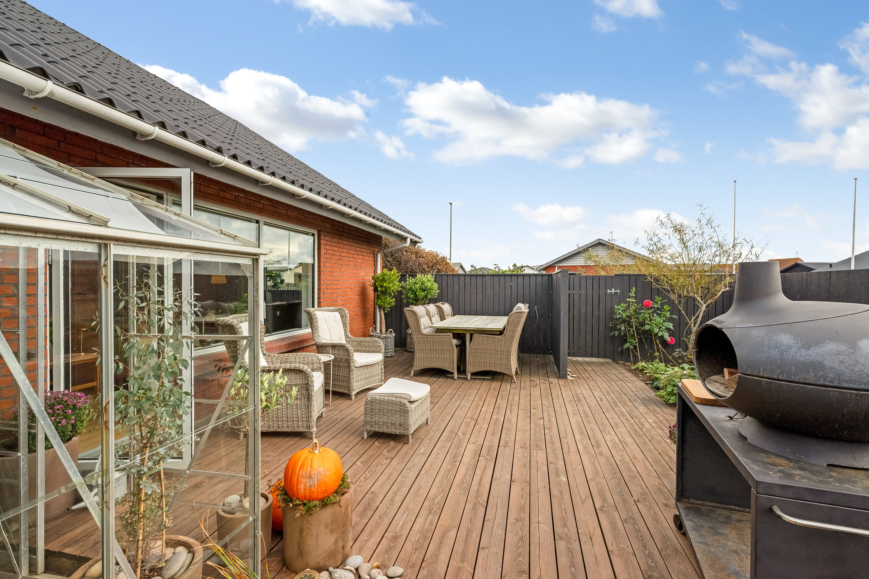 Fremhævet terrasse billede i fuldskærmstilstand. Billede af Stormgade 20, 6960 Hvide Sande