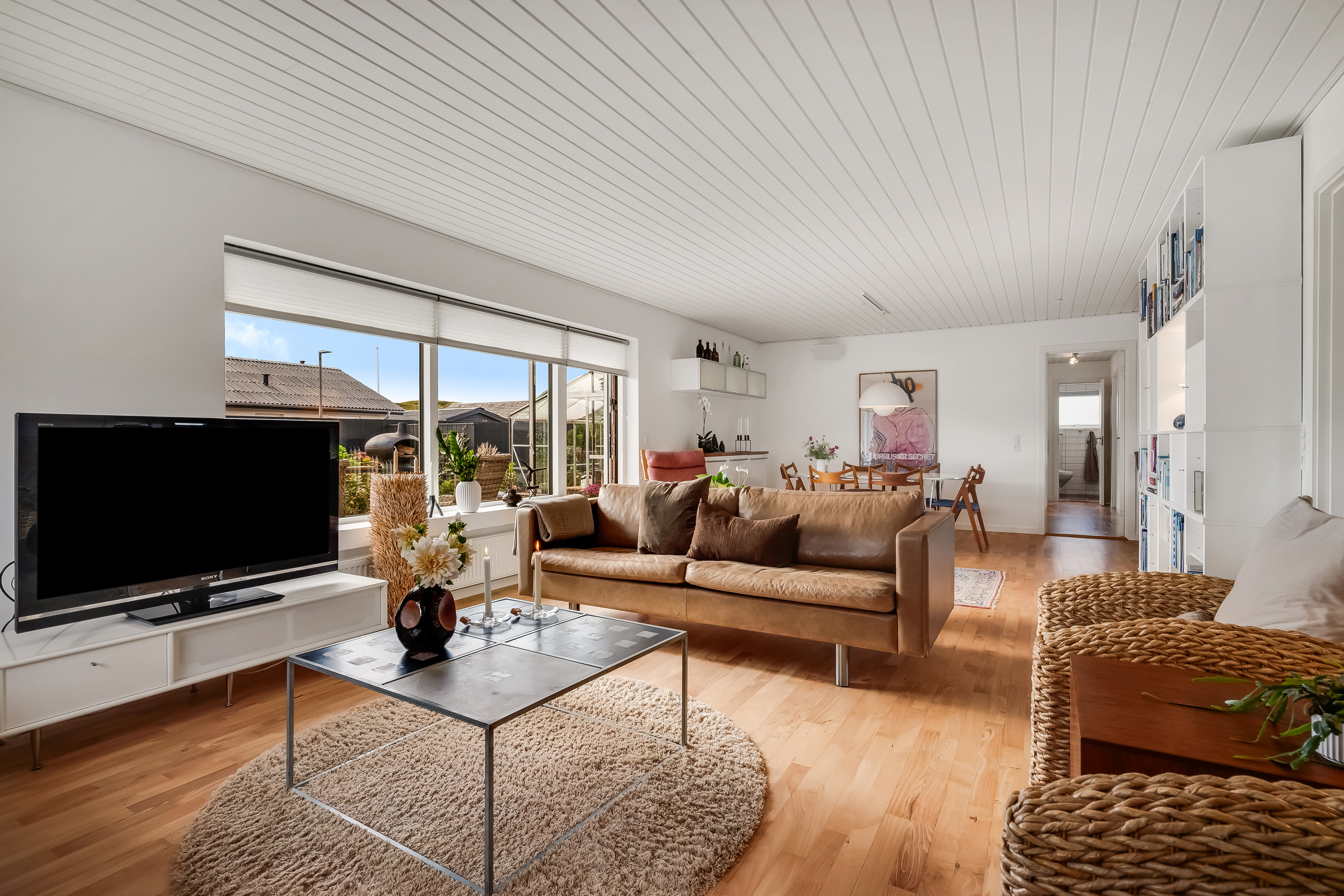 Fremhævet stue billede i fuldskærmstilstand. Billede af Stormgade 20, 6960 Hvide Sande