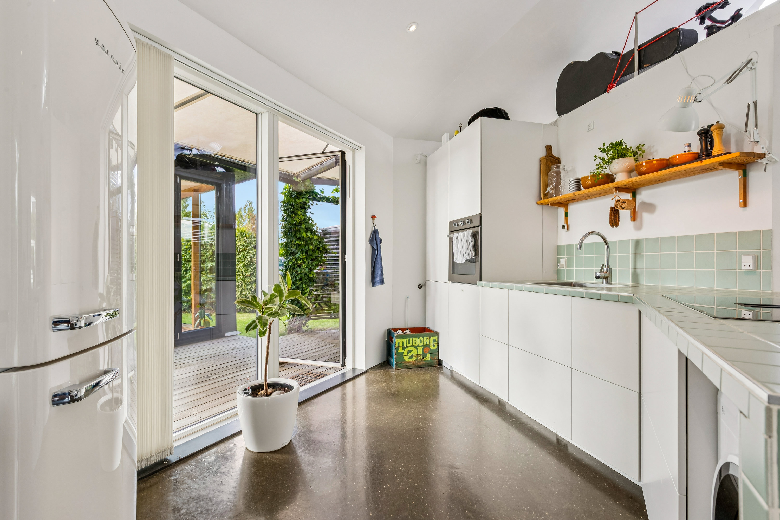 Fremhævet køkken billede i fuldskærmstilstand. Billede af Hf. Bachersminde 22, 2791 Dragør