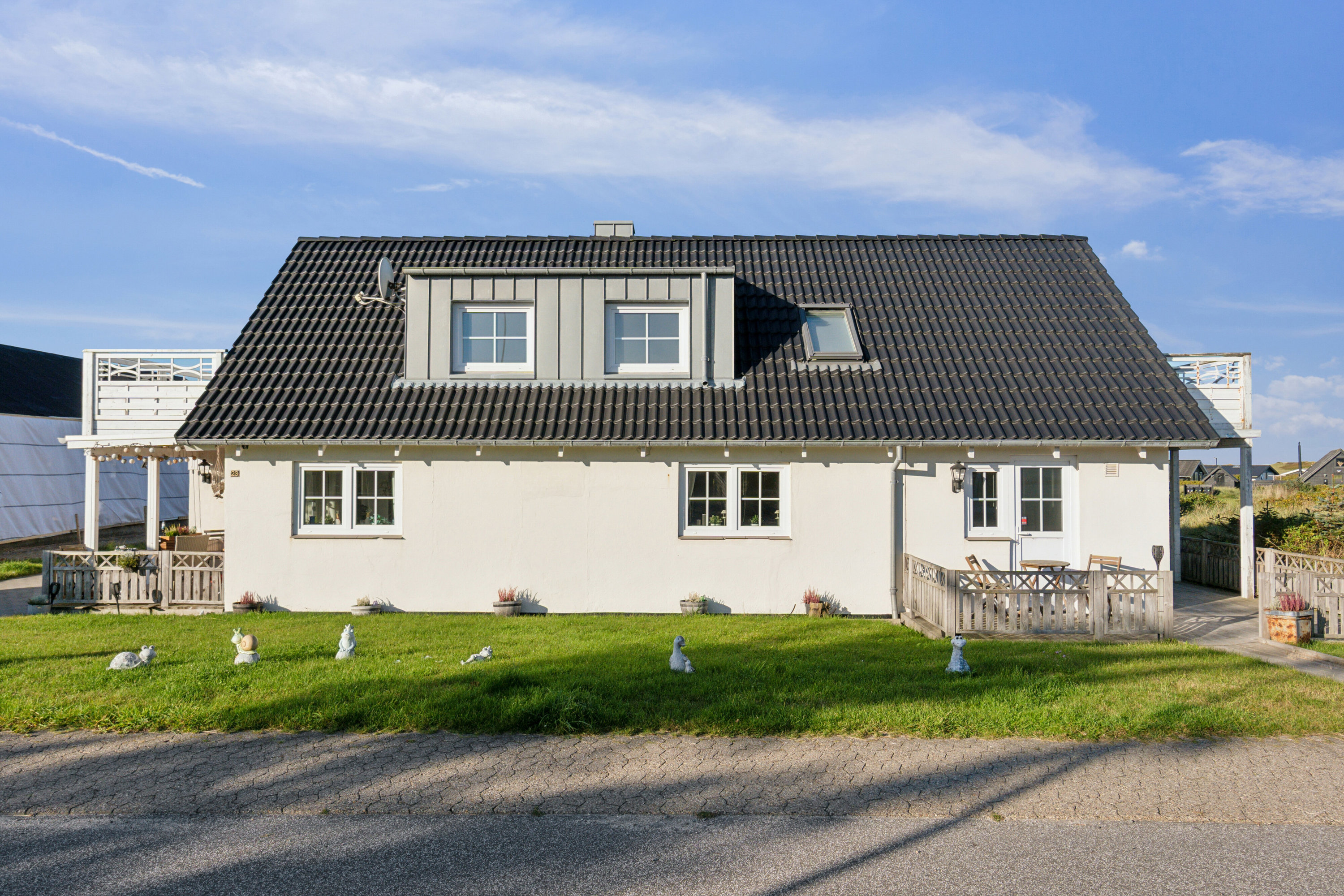 Fremhævet set fra vejen billede i fuldskærmstilstand. Billede af Krovej 23, Klitmøller, 7700 Thisted