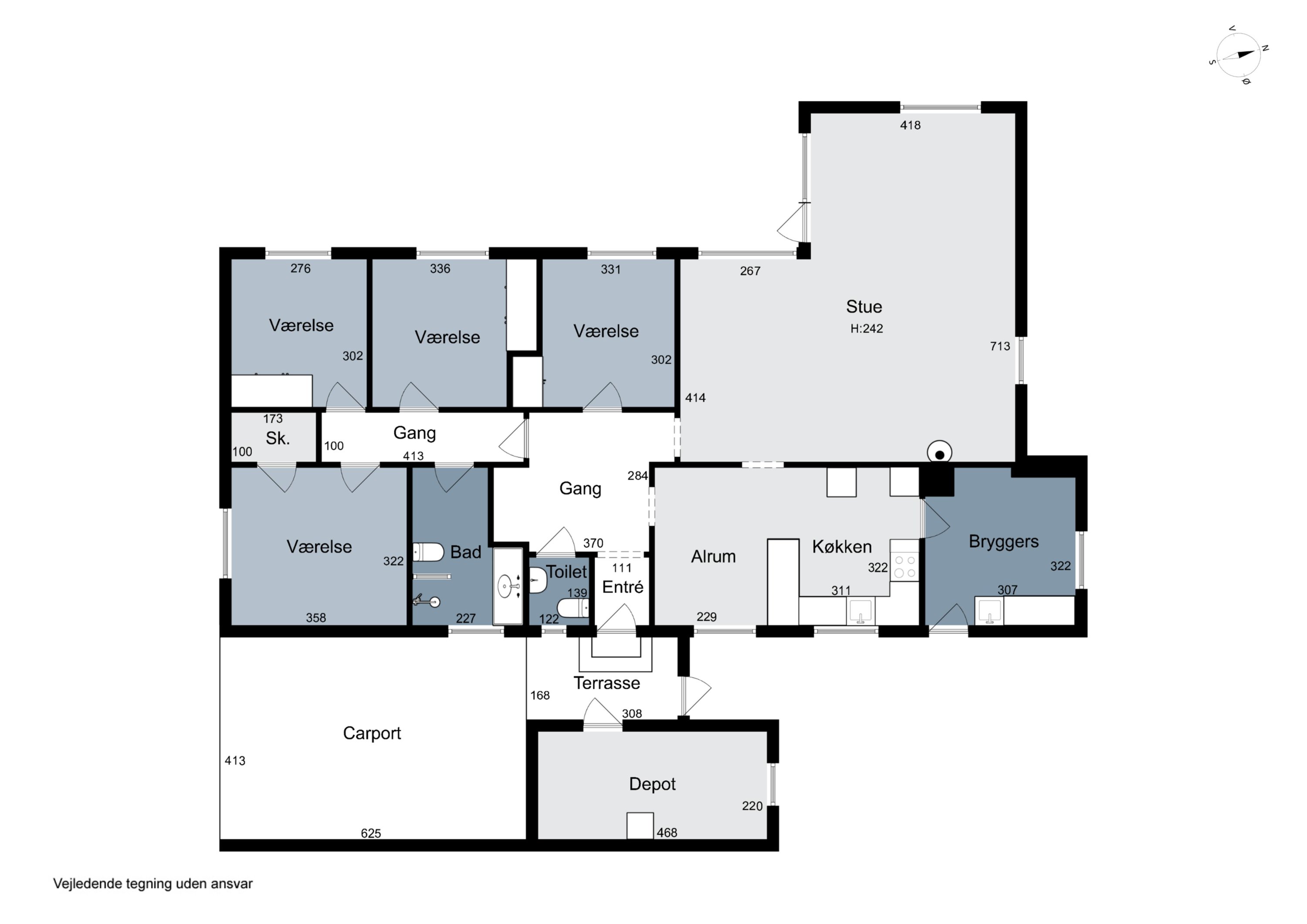 Plantegninger billede af Skolegade 15, 7755 Bedsted Thy