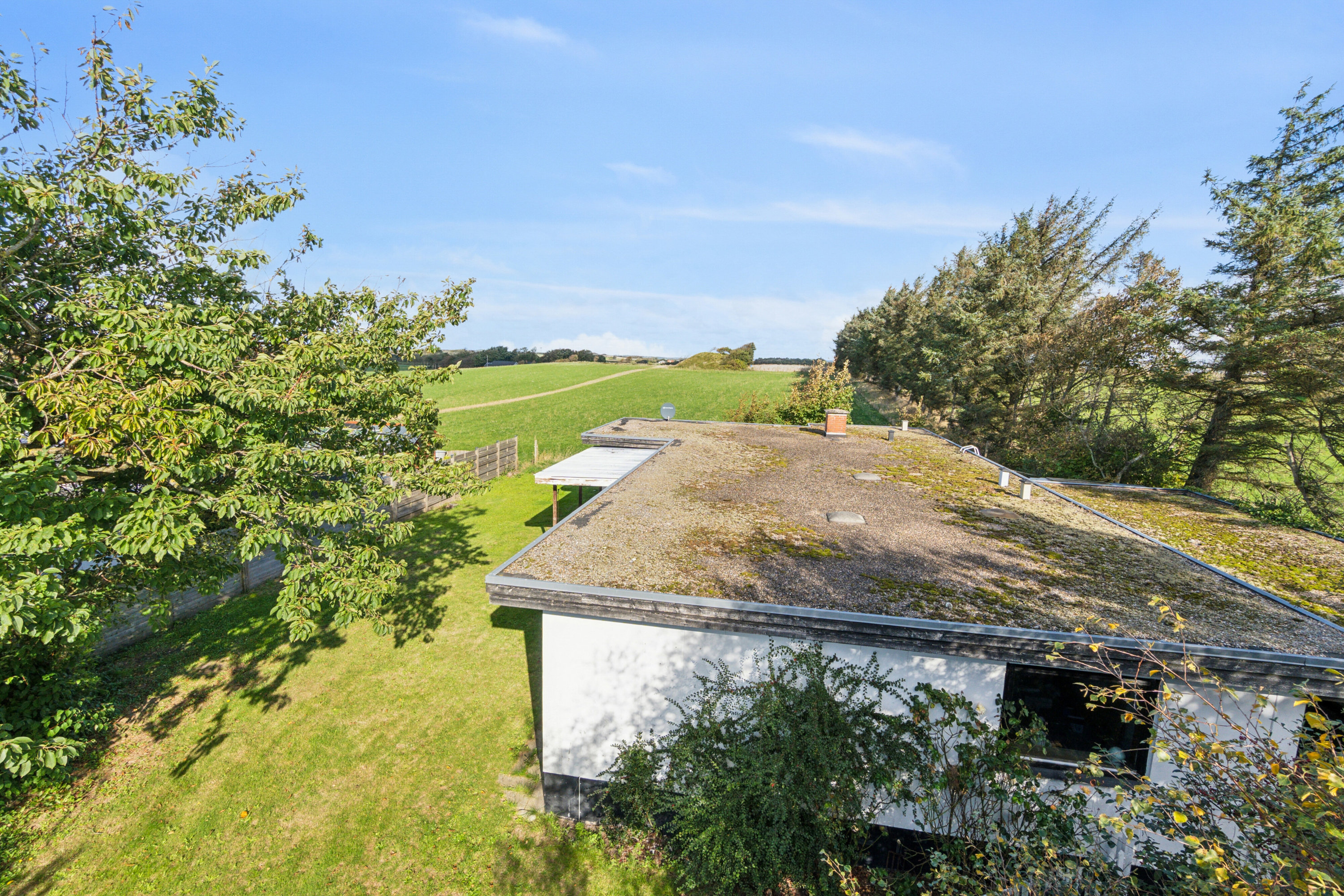Fremhævet set fra haven billede i fuldskærmstilstand. Billede af Skolegade 15, 7755 Bedsted Thy