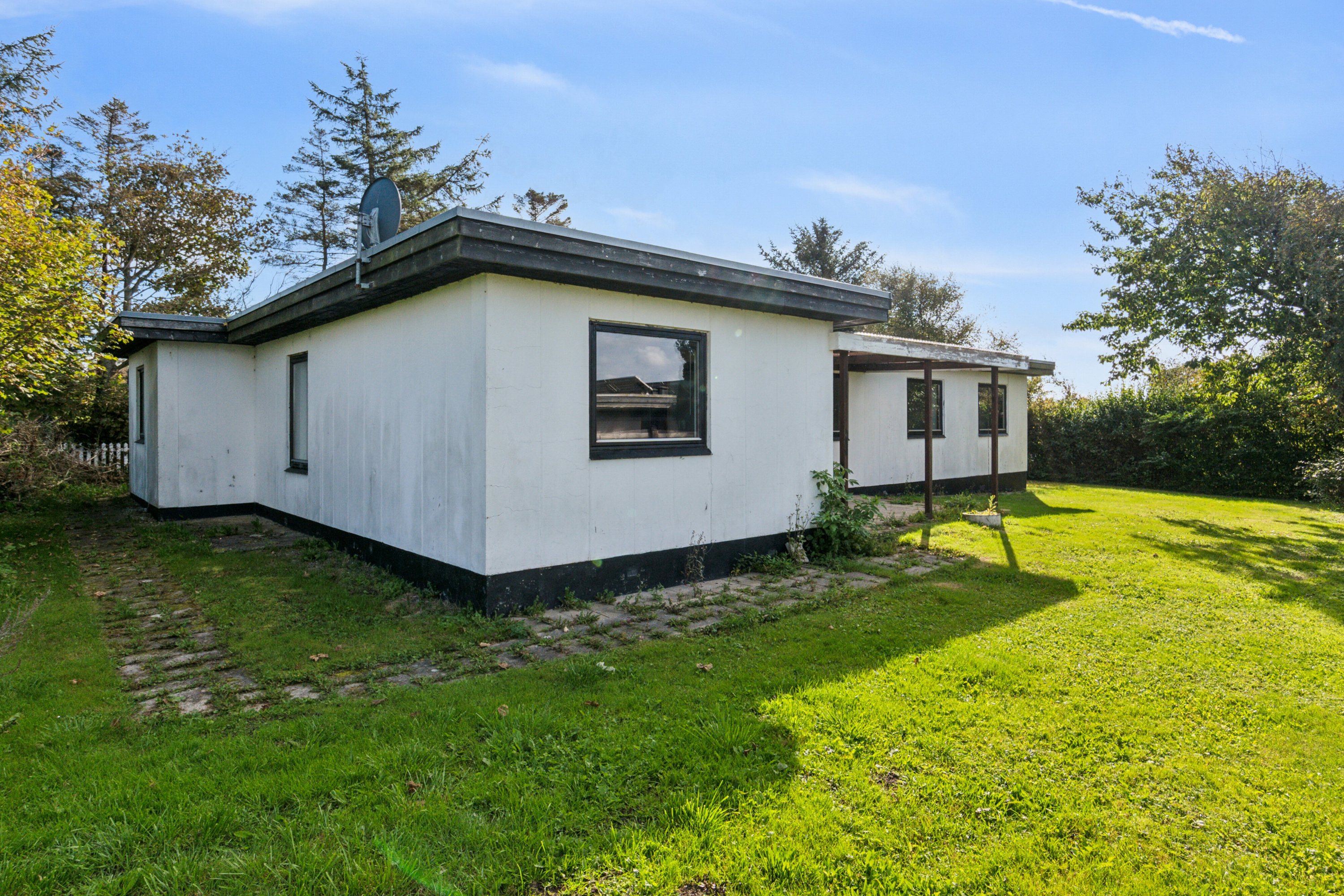 Fremhævet set fra haven billede i fuldskærmstilstand. Billede af Skolegade 15, 7755 Bedsted Thy