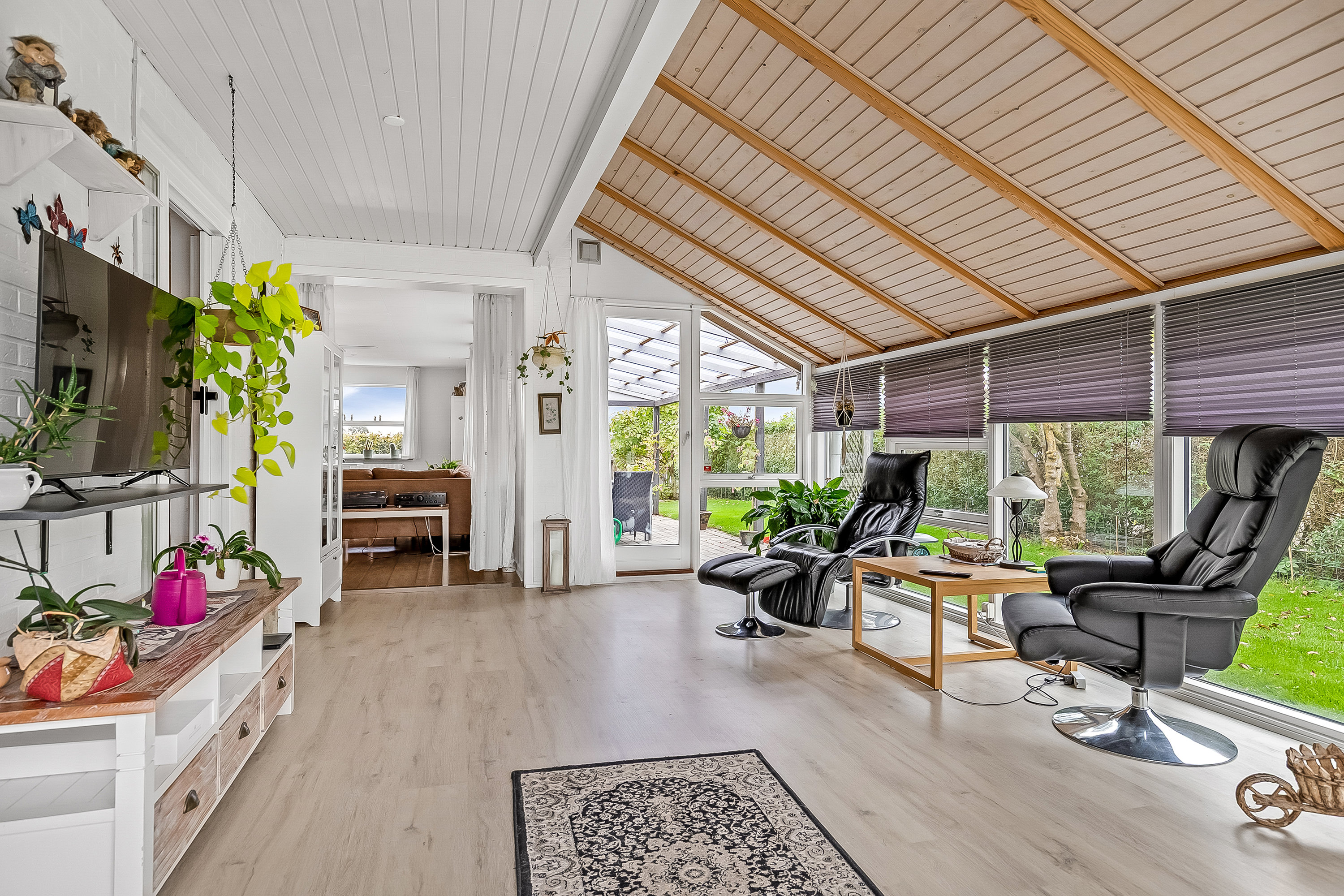 Fremhævet udestue billede i fuldskærmstilstand. Billede af Ågade 39, Bredstrup, 7000 Fredericia