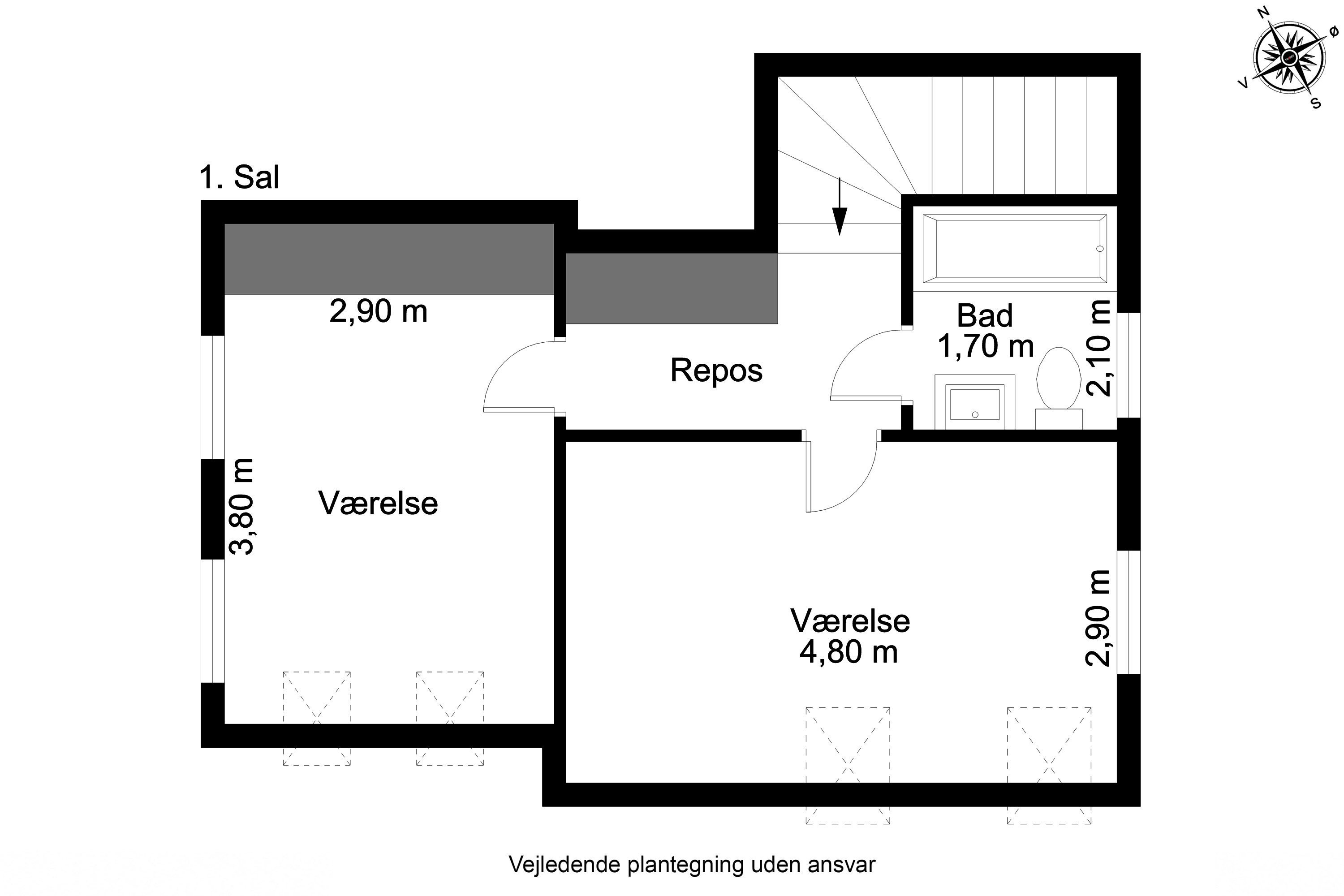 Plantegninger billede af Vesterløkken 5, 5700 Svendborg
