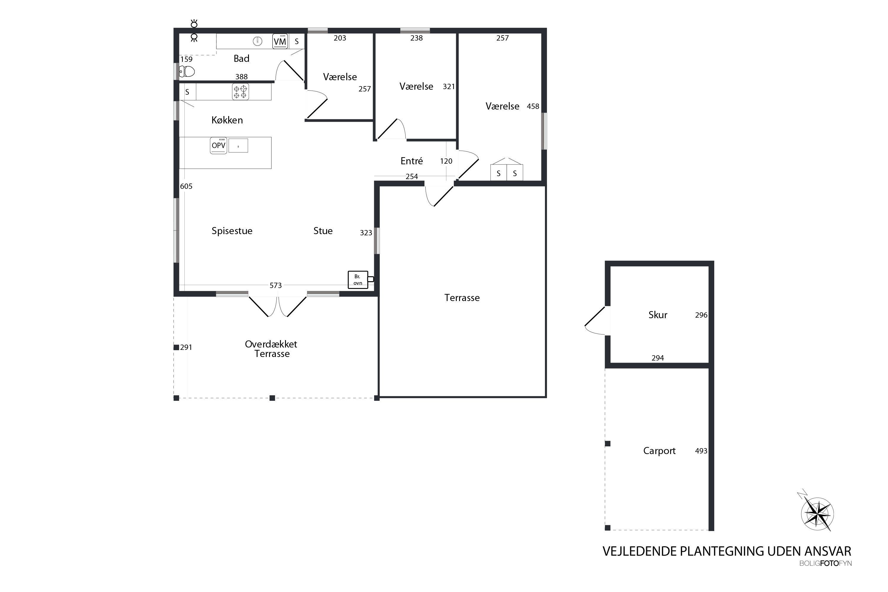 Plantegninger billede af Solbakken 22, Skåstrup Str, 5400 Bogense