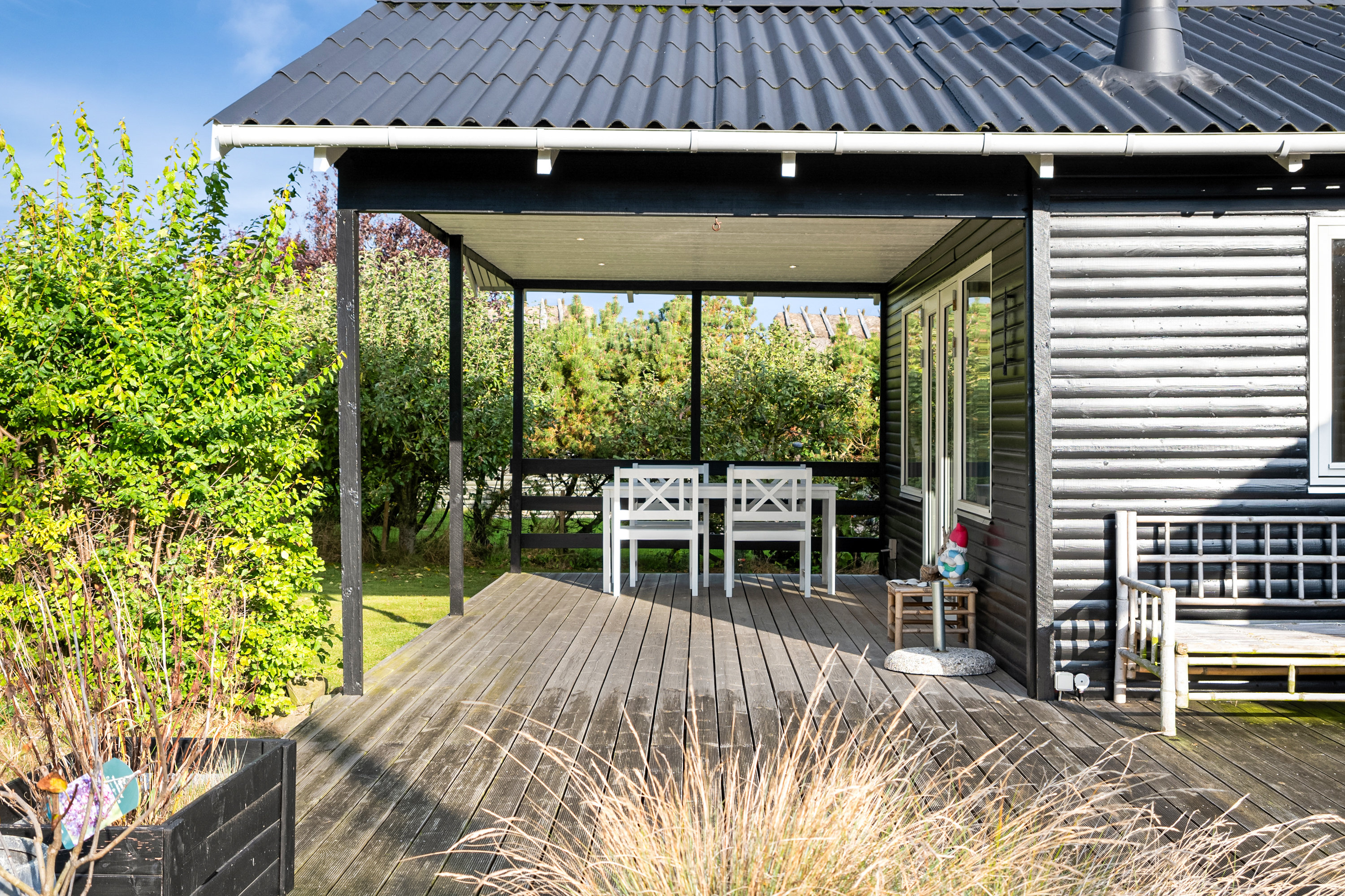 Fremhævet overdækket terrasse billede i fuldskærmstilstand. Billede af Solbakken 22, Skåstrup Str, 5400 Bogense