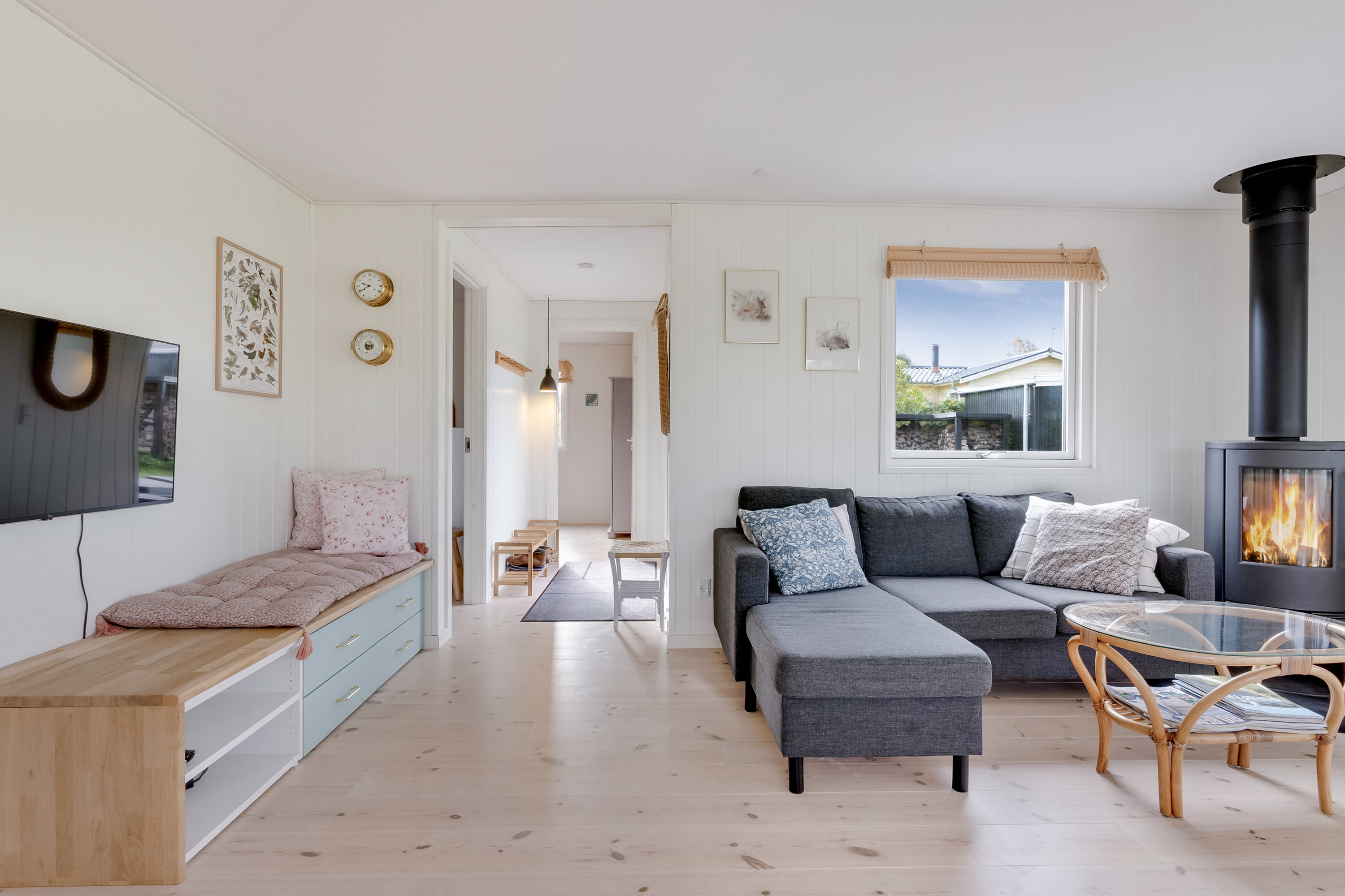 Fremhævet stue billede i fuldskærmstilstand. Billede af Solbakken 22, Skåstrup Str, 5400 Bogense