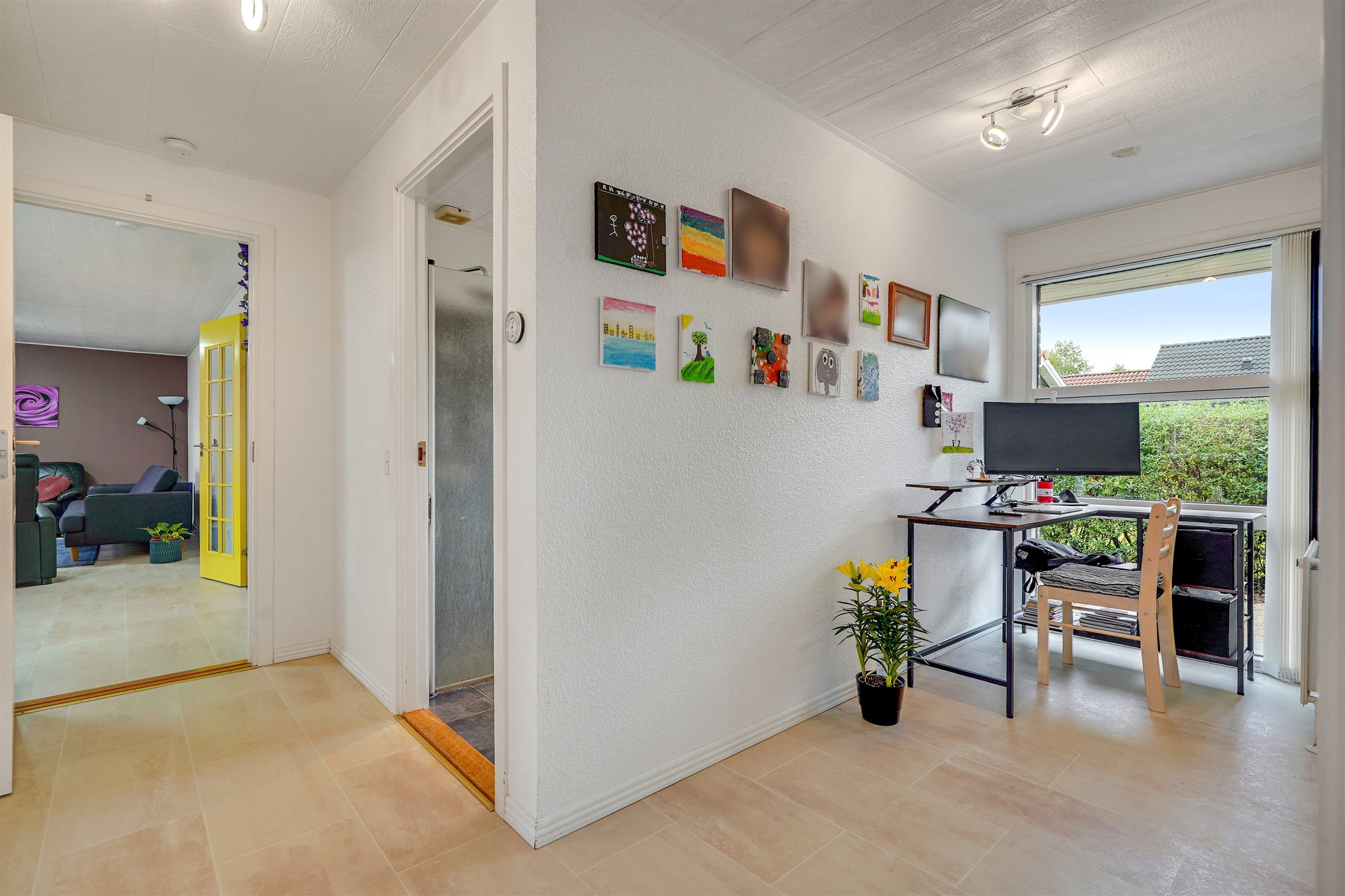 Fremhævet stue billede i fuldskærmstilstand. Billede af Markskellet 75, 7190 Billund