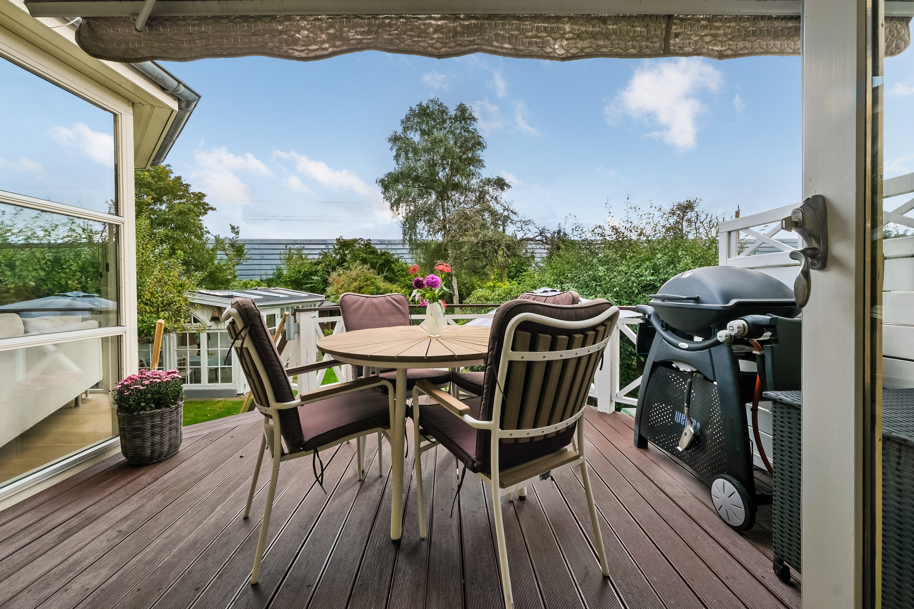 Fremhævet terrasse billede i fuldskærmstilstand. Billede af Ny Møllevej 21, 5500 Middelfart