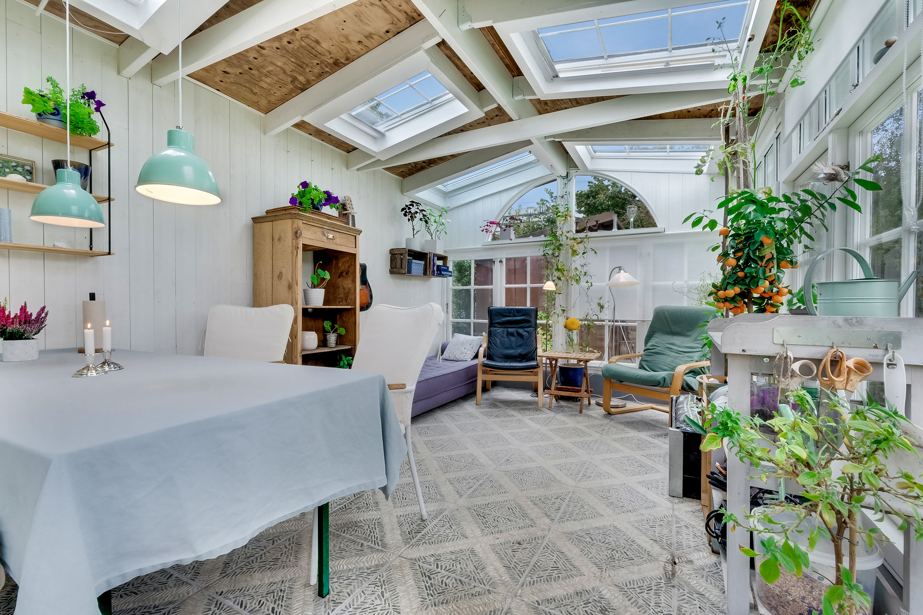 Fremhævet havestue billede i fuldskærmstilstand. Billede af Ny Møllevej 21, 5500 Middelfart