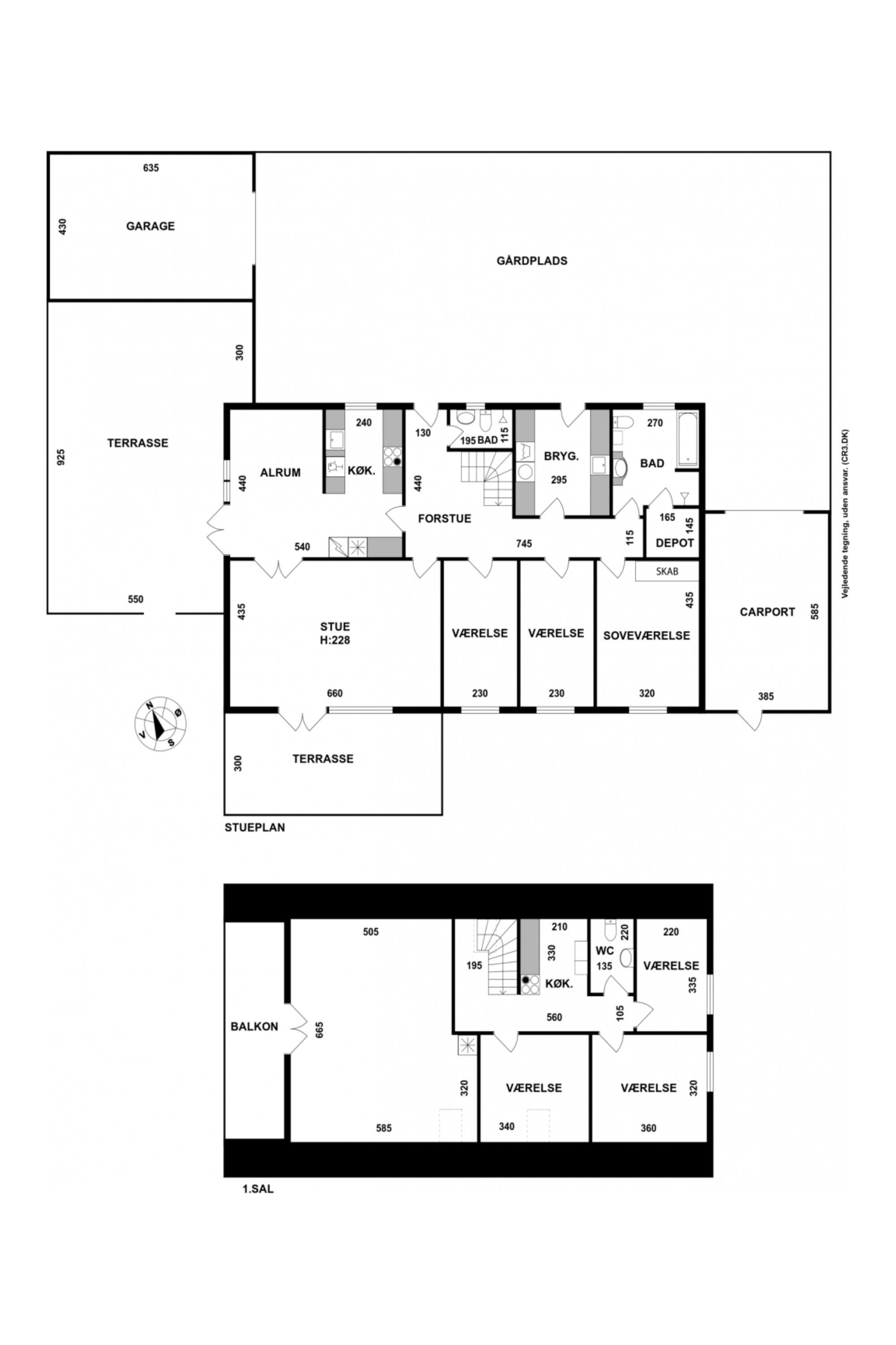 Plantegninger billede af Rosenalle 7, 3320 Skævinge