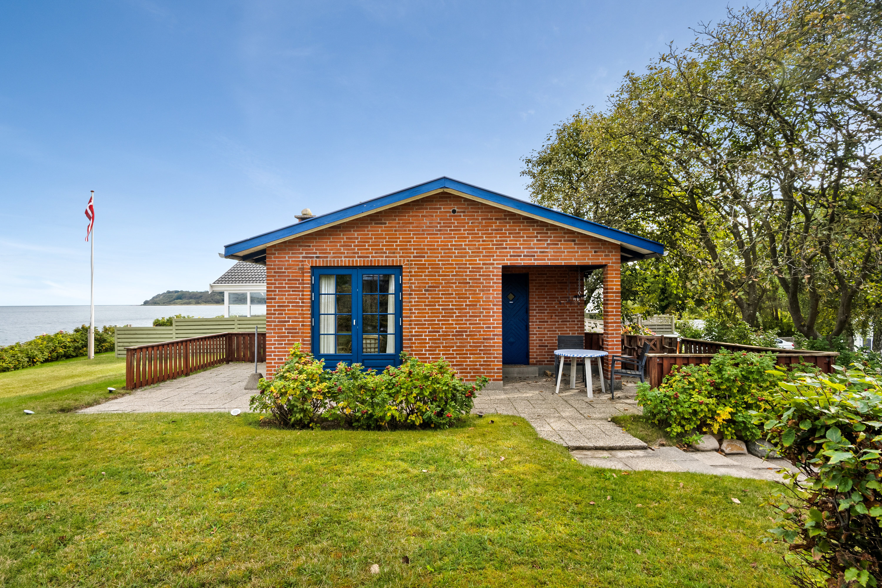 Fremhævet facade billede i fuldskærmstilstand. Billede af Dæmningen 3, Strib, 5500 Middelfart