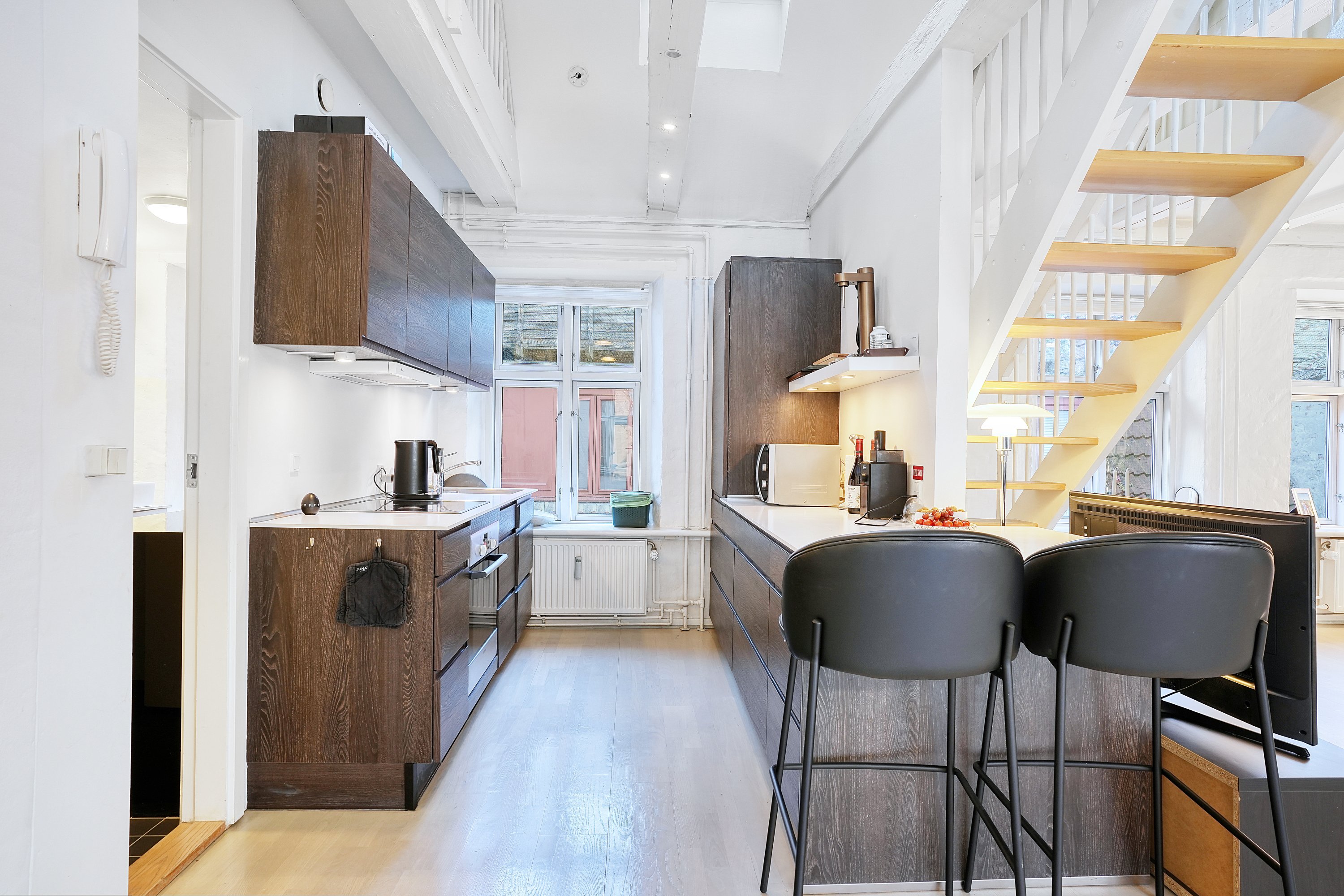 Fremhævet køkken billede i fuldskærmstilstand. Billede af Skindergade 29A, 4., 1159 København K