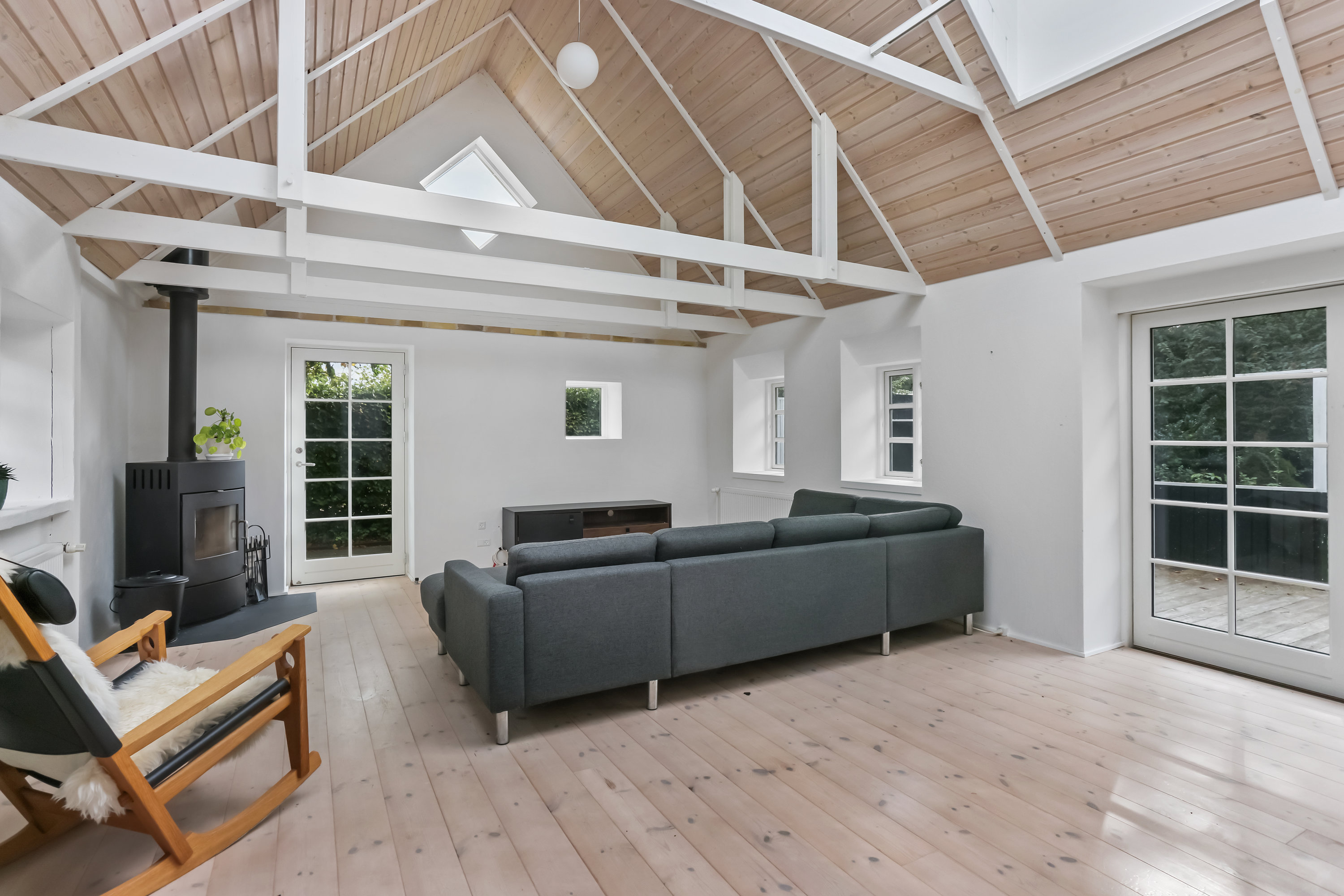 Fremhævet stue billede i fuldskærmstilstand. Billede af Sjørup Mark 3, Vroue, 8800 Viborg