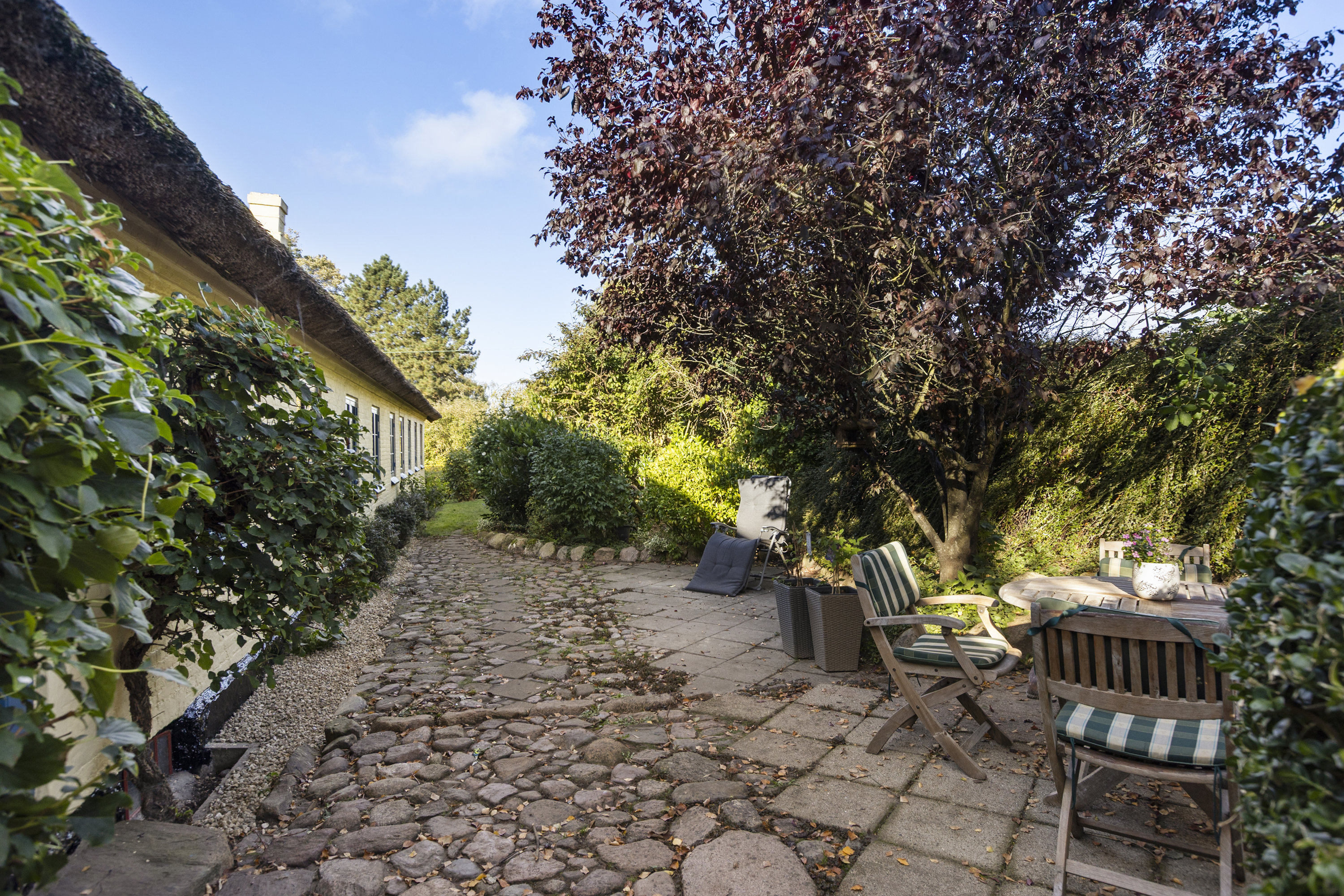 Fremhævet terrasse billede i fuldskærmstilstand. Billede af Vestervej 27, Vejleby, 4050 Skibby