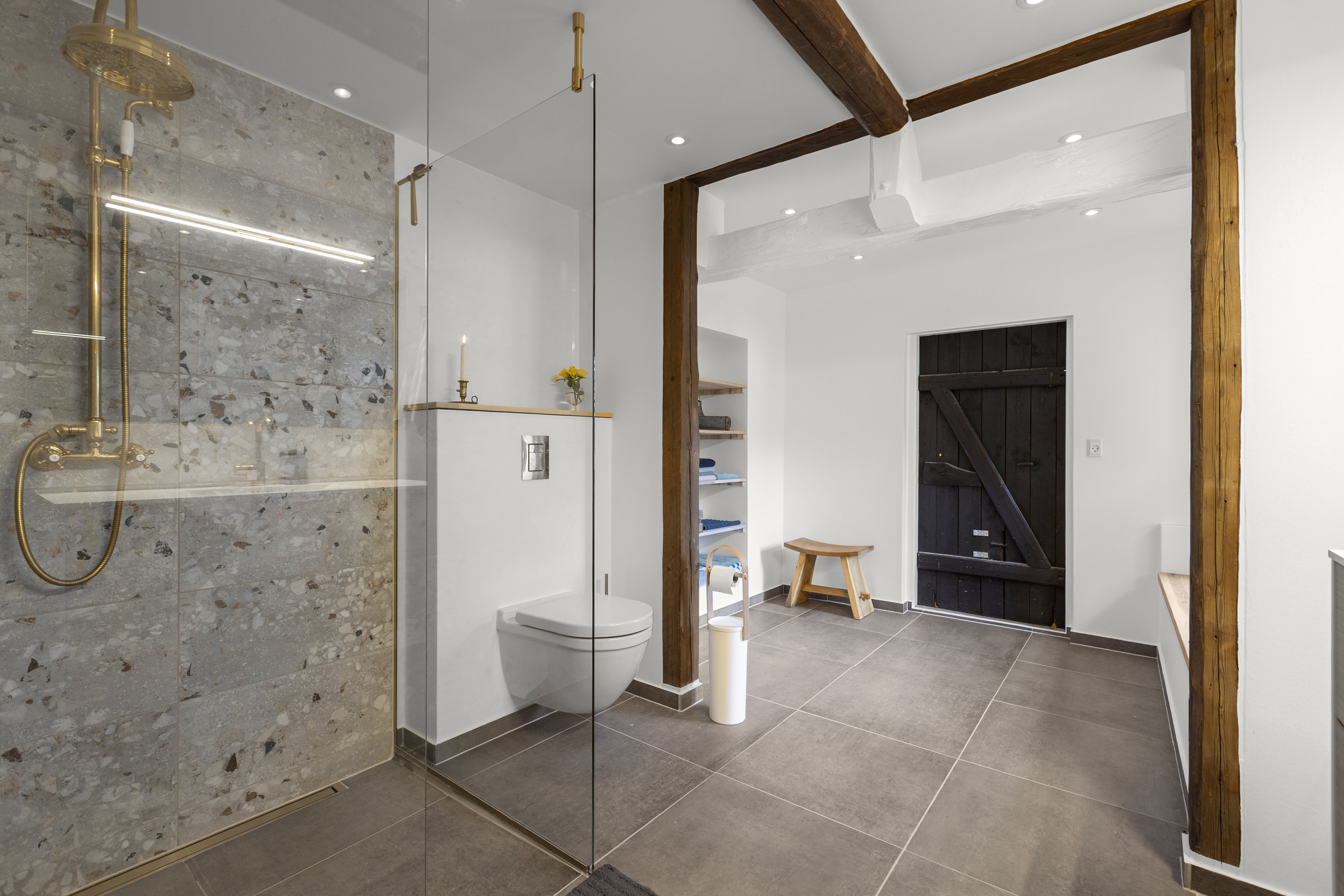 Fremhævet badeværelse billede i fuldskærmstilstand. Billede af Vestervej 27, Vejleby, 4050 Skibby