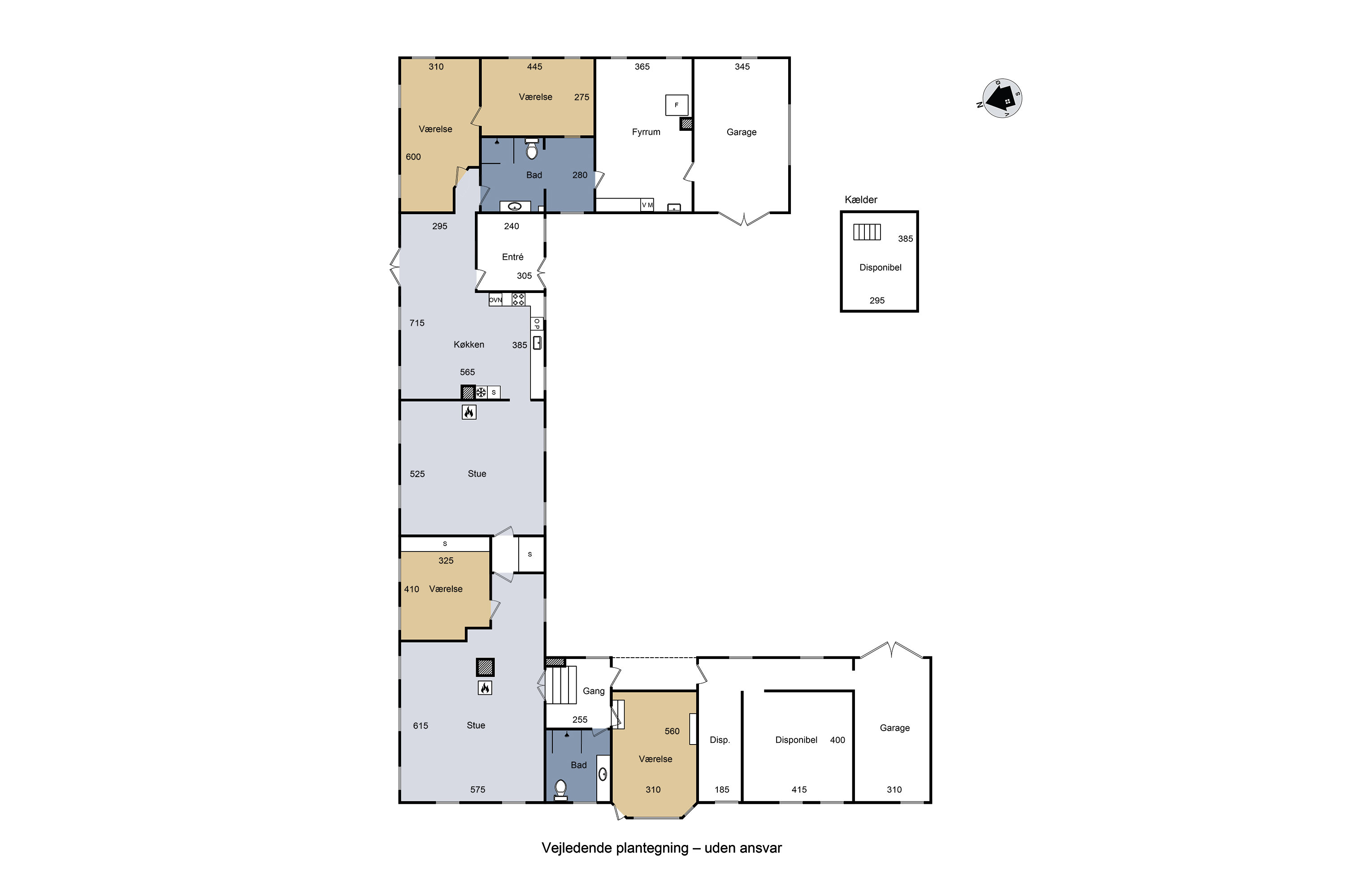 Plantegninger billede af Vestervej 27, Vejleby, 4050 Skibby