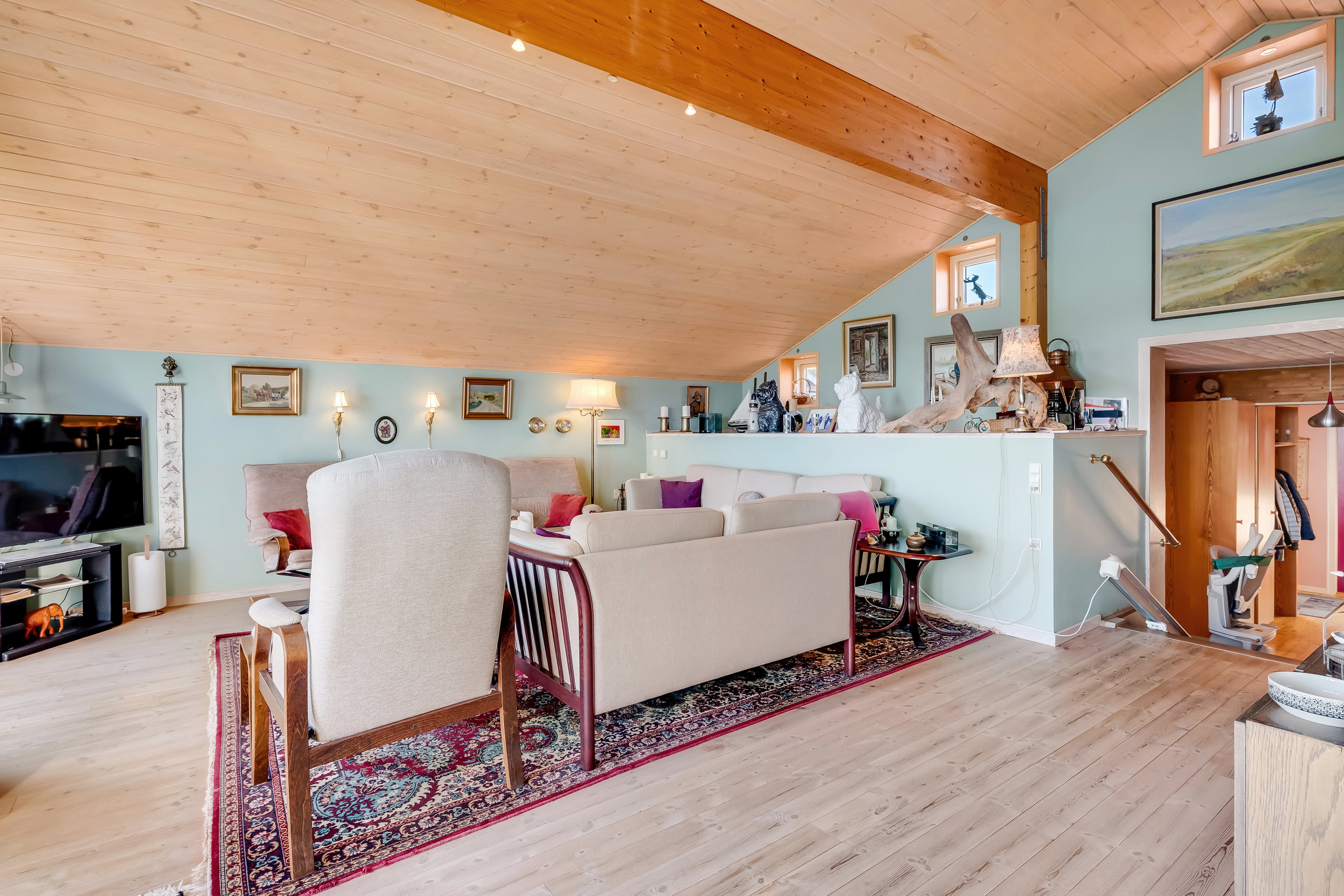 Fremhævet stue billede i fuldskærmstilstand. Billede af Nørregade 8, 6960 Hvide Sande