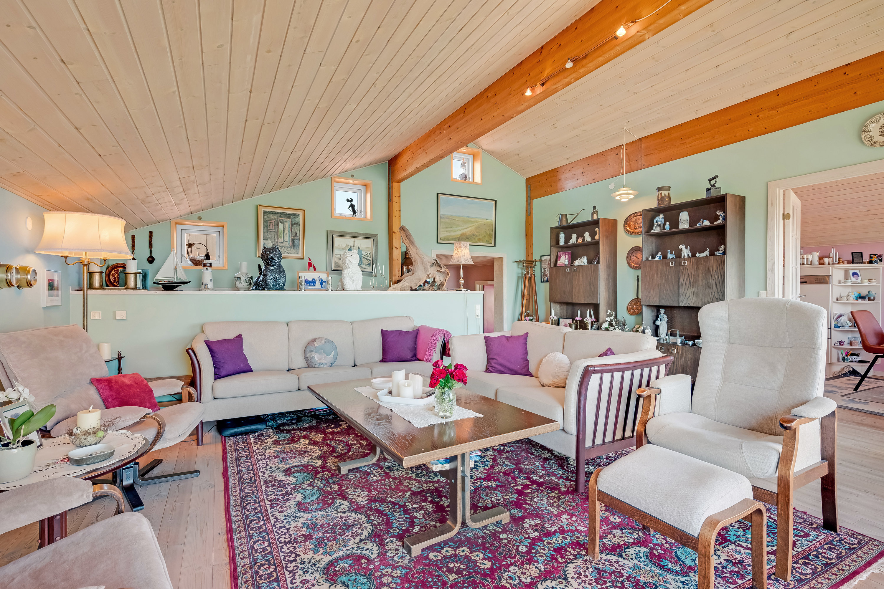 Fremhævet stue billede i fuldskærmstilstand. Billede af Nørregade 8, 6960 Hvide Sande