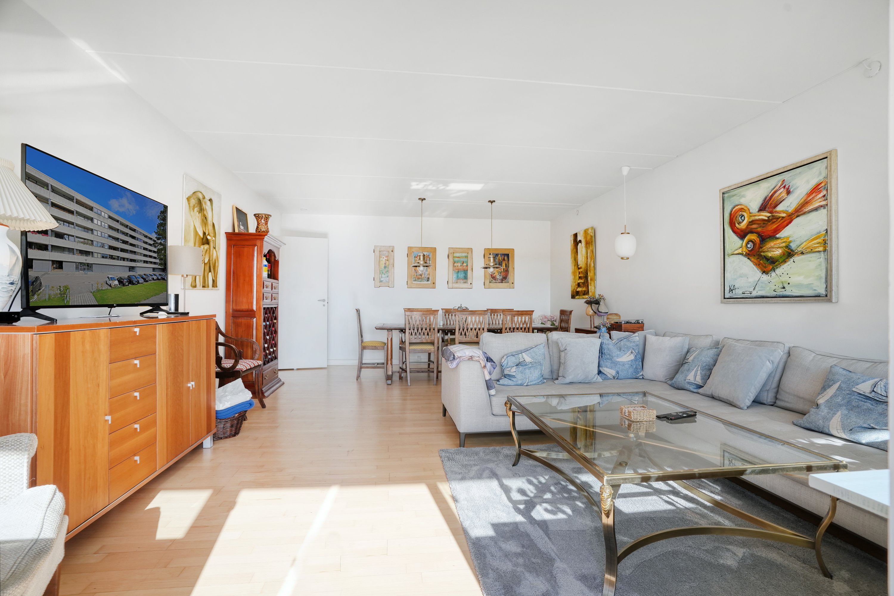 Fremhævet spisestue billede i fuldskærmstilstand. Billede af Hørsholm Park 7, 5. tv., 2970 Hørsholm