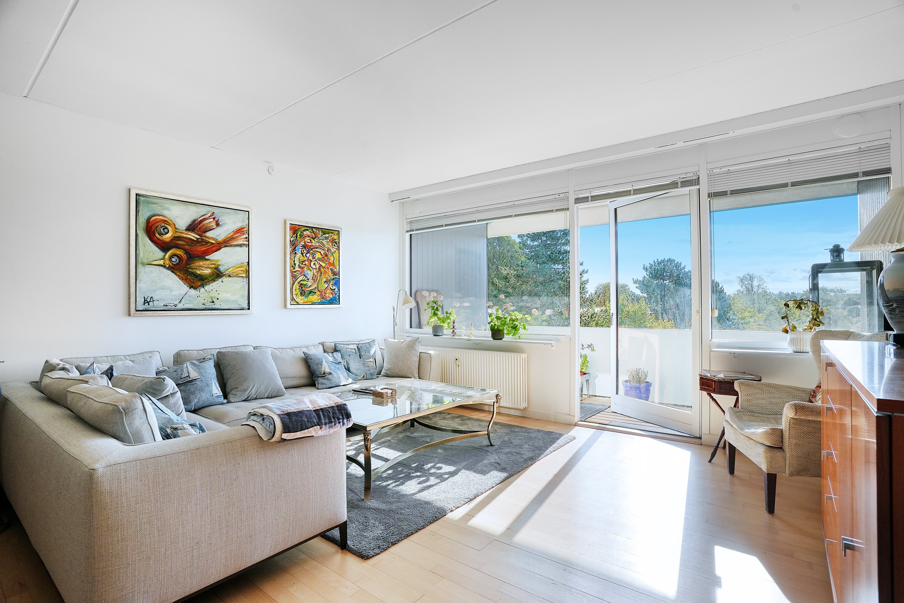 Miniaturebillede 2: stue. Billede af Hørsholm Park 7, 5. tv., 2970 Hørsholm