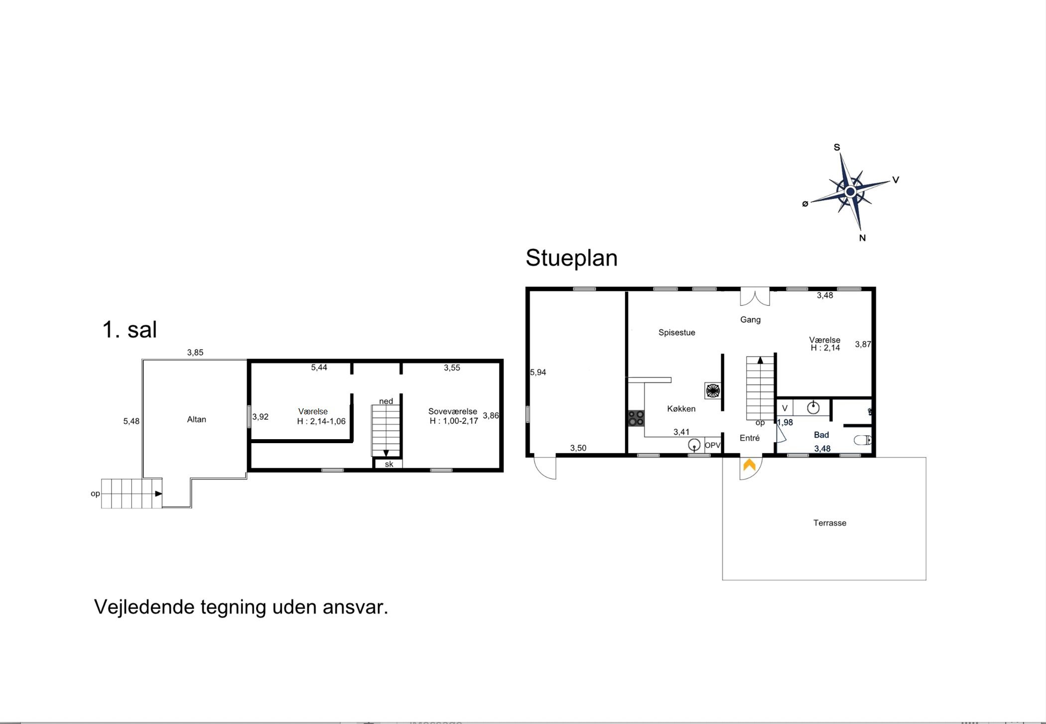 Plantegninger billede af Drejet 38, Spodsbj Drej, 5900 Rudkøbing