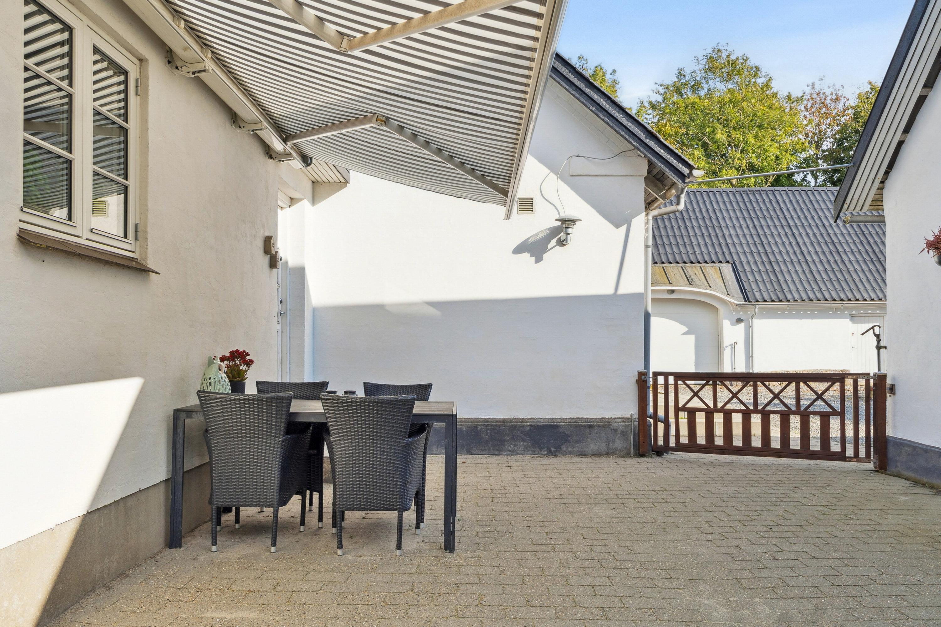 Fremhævet terrasse billede i fuldskærmstilstand. Billede af Skolegade 32, 8723 Løsning