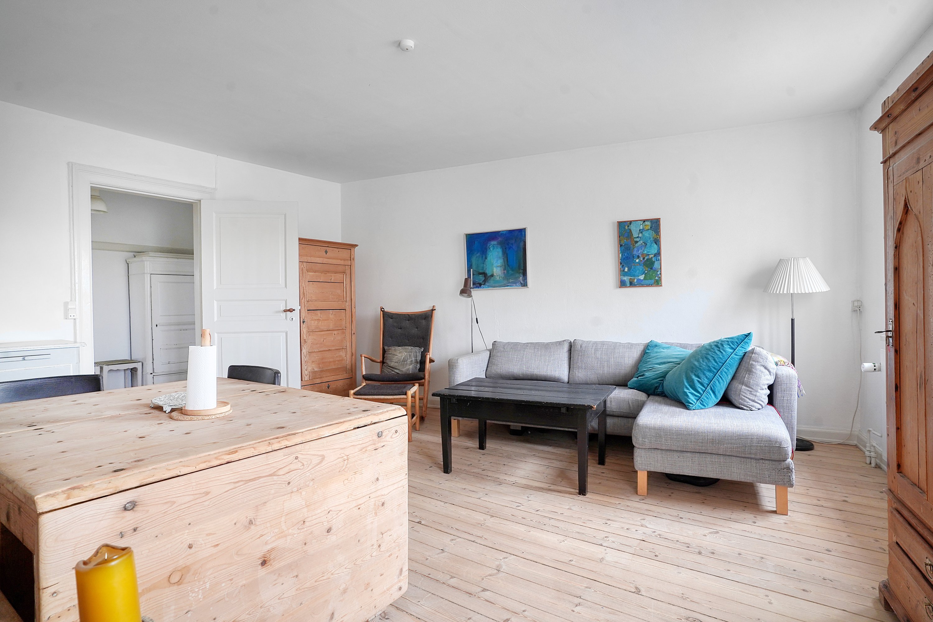 Miniaturebillede 1: stue. Billede af Bragesvej 7, 1. tv., 3000 Helsingør