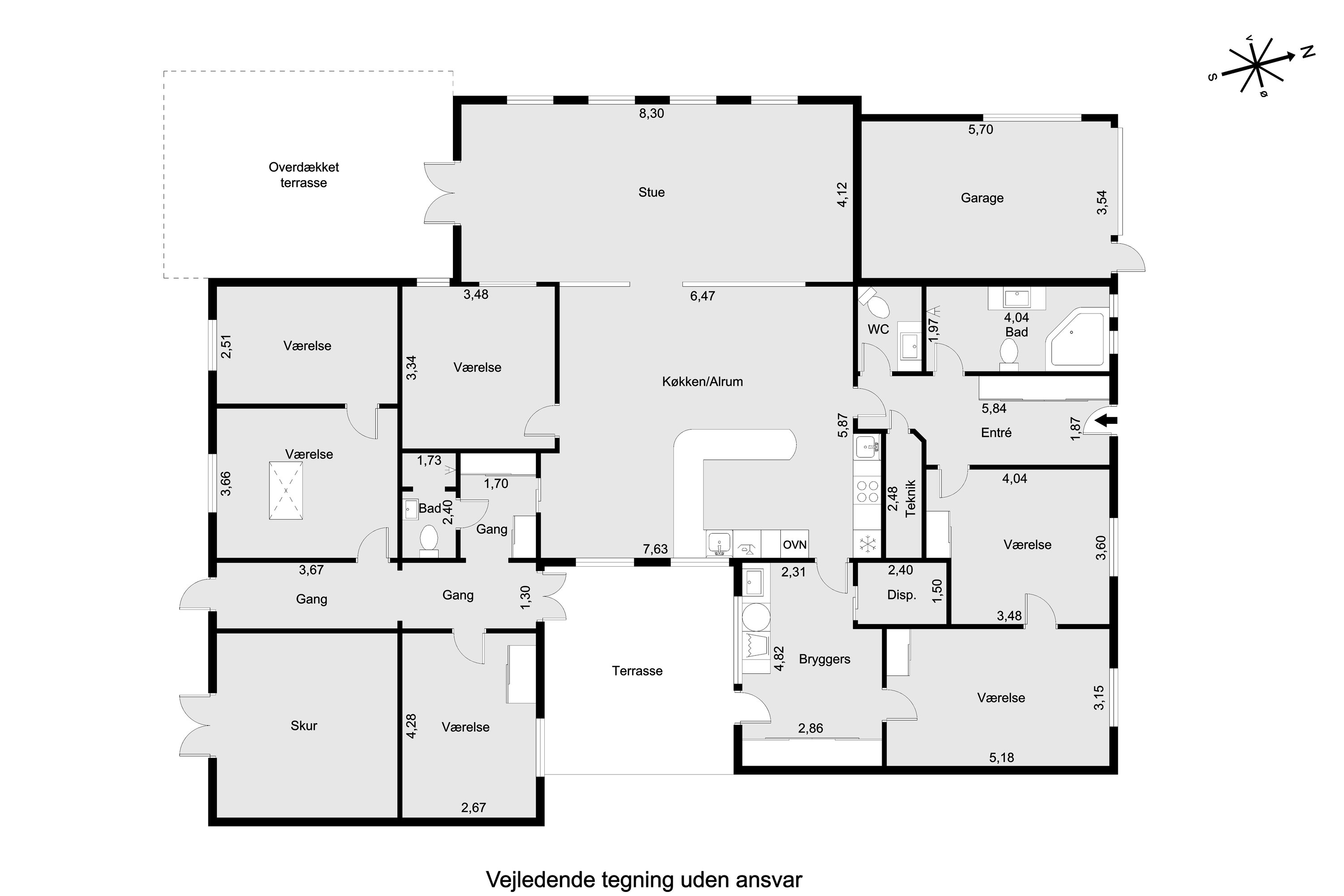 Plantegninger billede af Åvangen 2, 8520 Lystrup