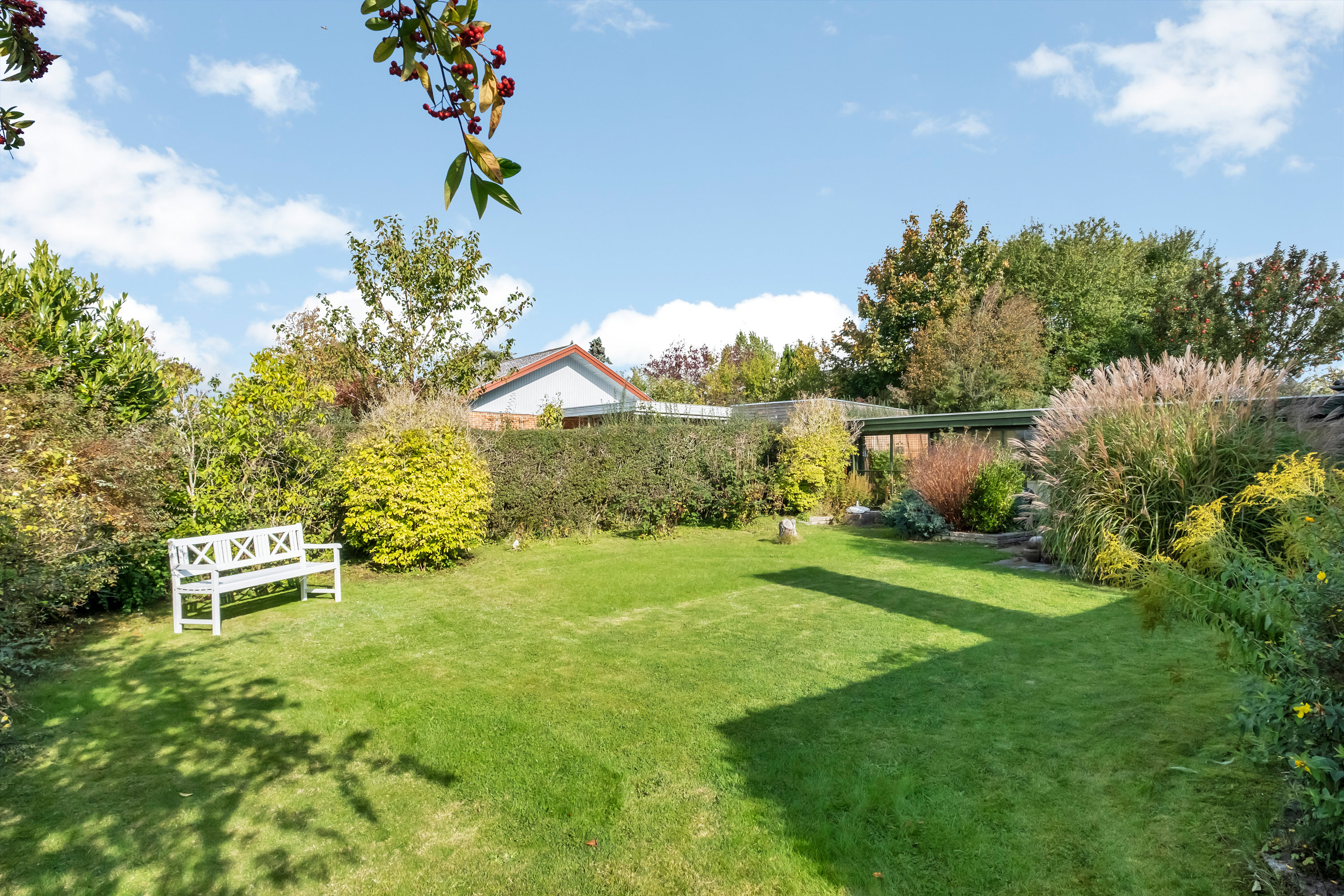 Fremhævet have billede i fuldskærmstilstand. Billede af Hyldehaven 49, 8520 Lystrup