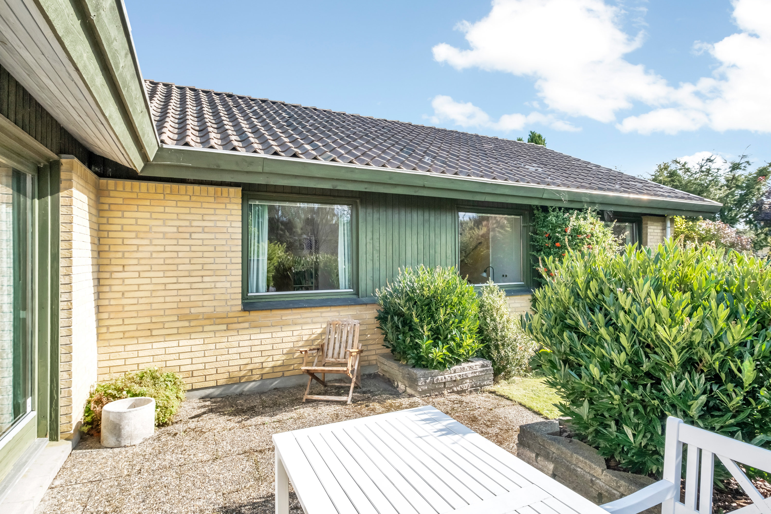 Fremhævet terrasse billede i fuldskærmstilstand. Billede af Hyldehaven 49, 8520 Lystrup