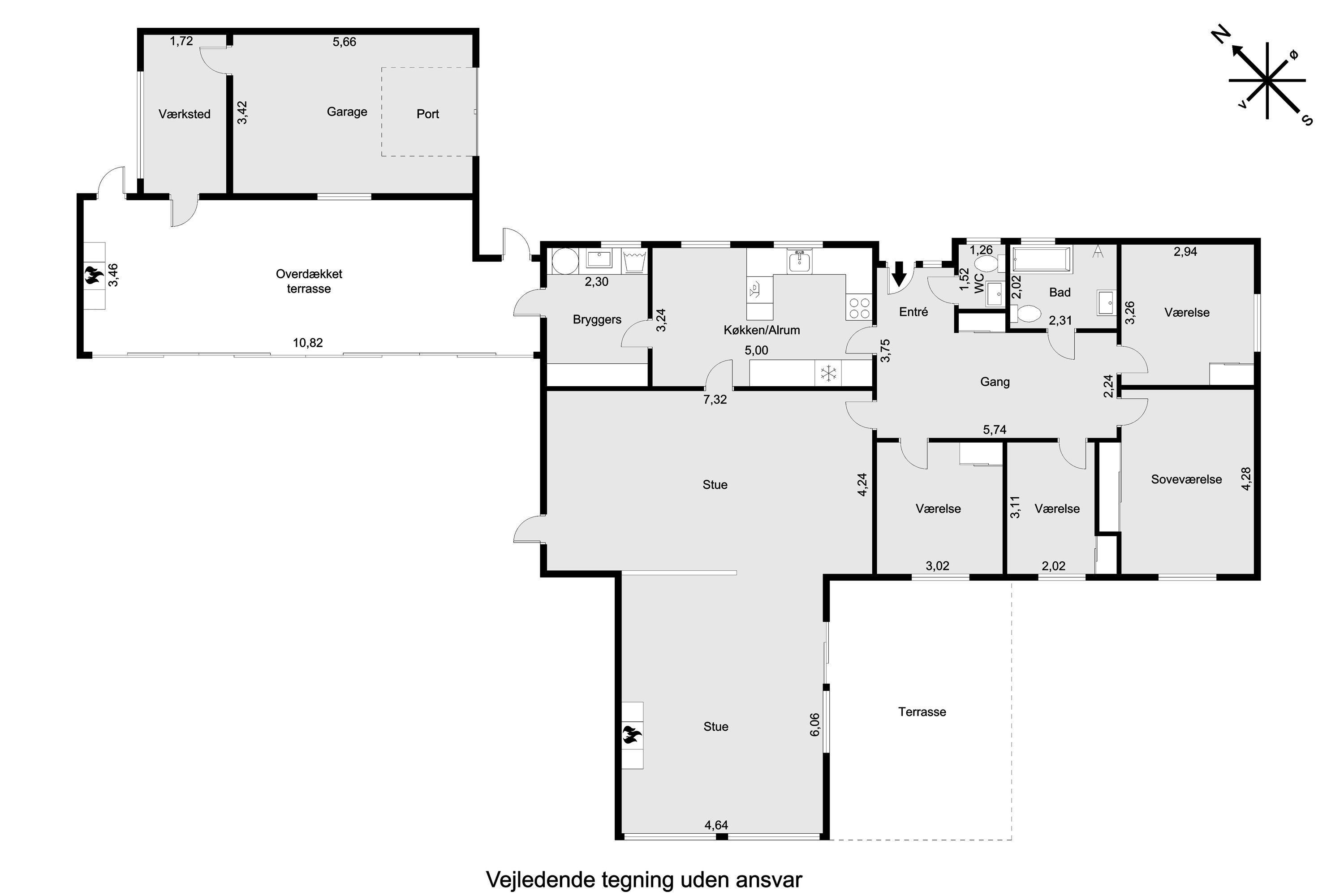 Plantegninger billede af Hyldehaven 49, 8520 Lystrup