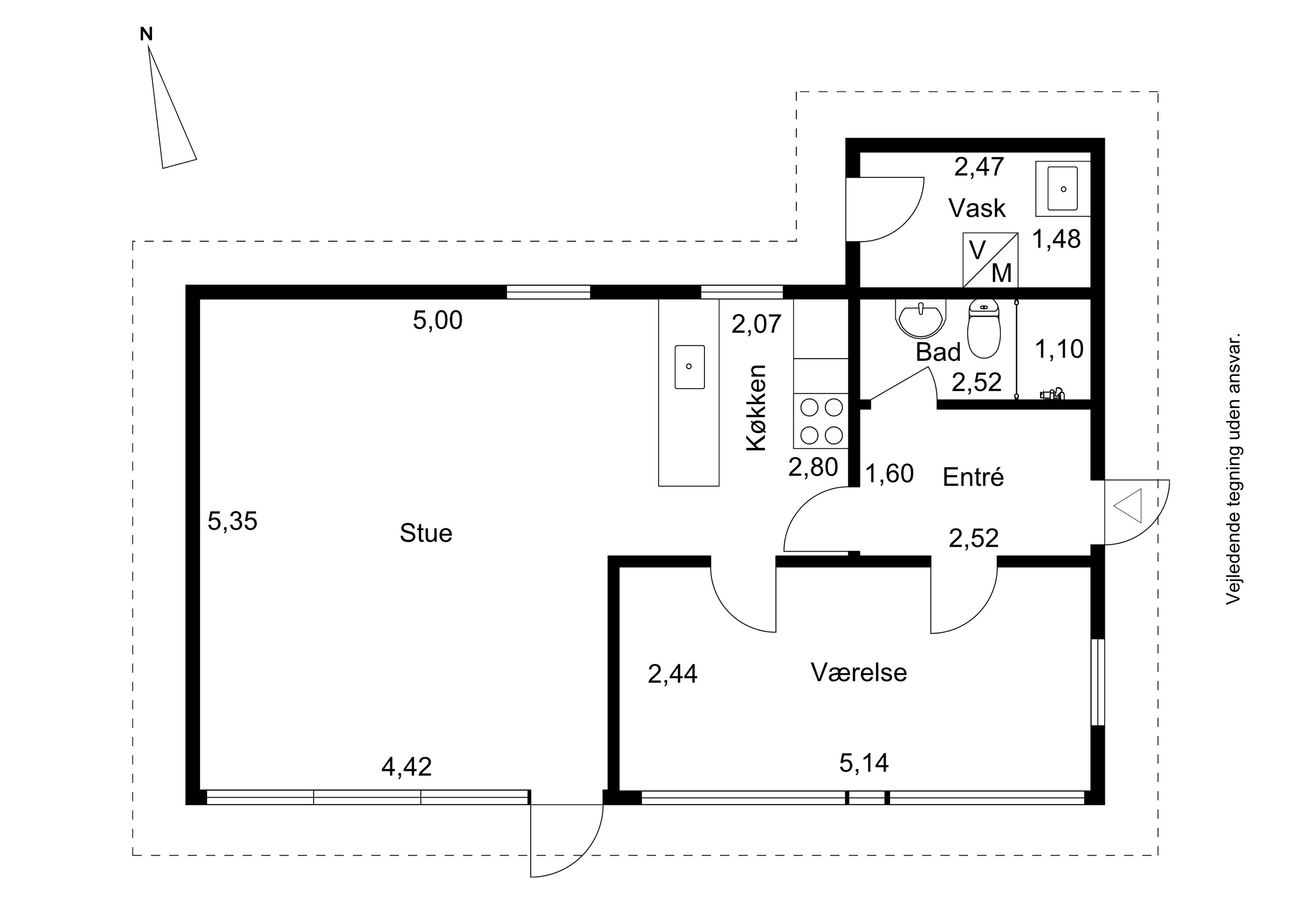 Plantegninger billede af Magnoliavej 2, Strøby Egede, 4600 Køge