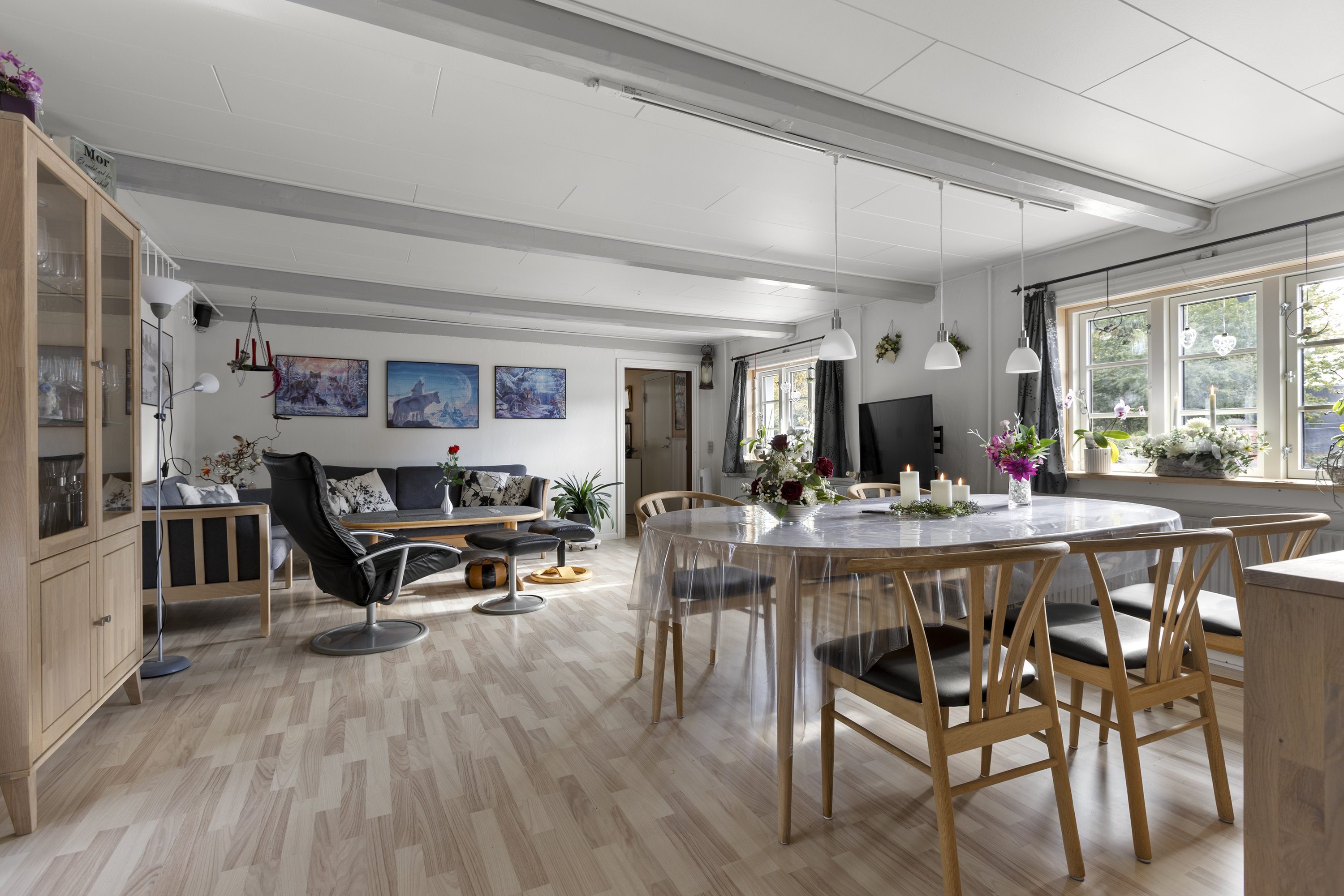 Fremhævet stue billede i fuldskærmstilstand. Billede af Melbygade 8, 4400 Kalundborg